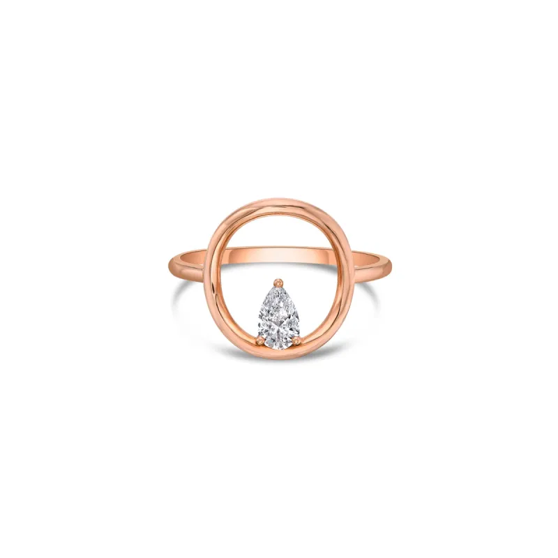 Circa Ring with Pear Lab Diamond sold by Promise By Effy