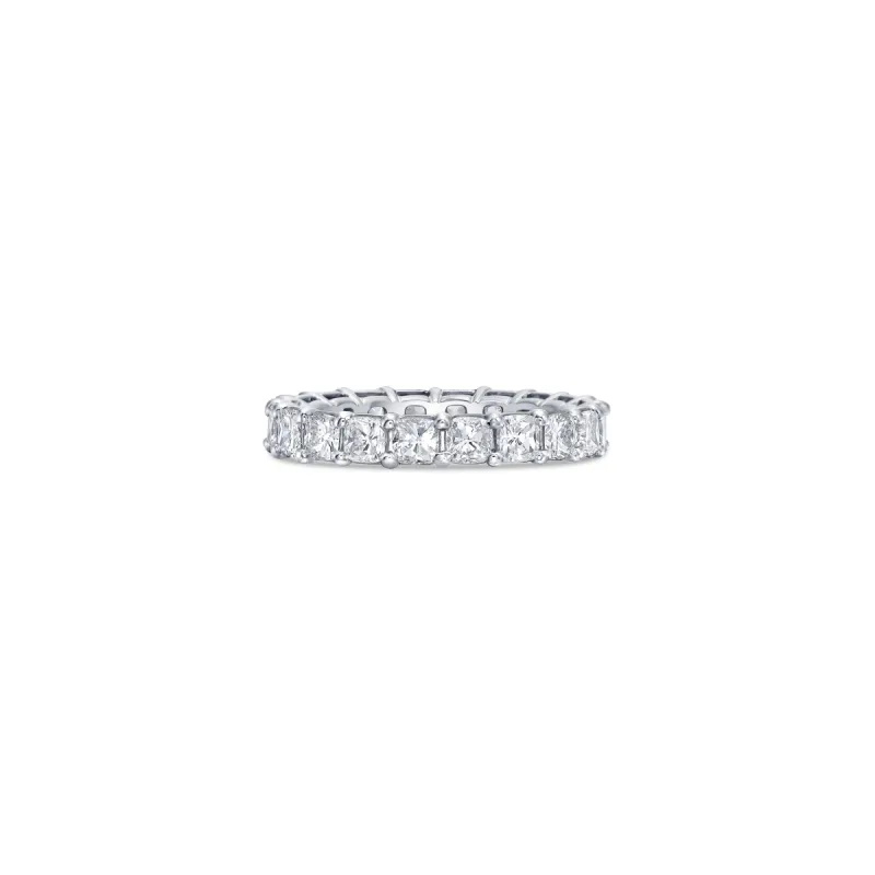 Cushion Eternity Slim Band with Lab Diamonds sold by Promise By Effy
