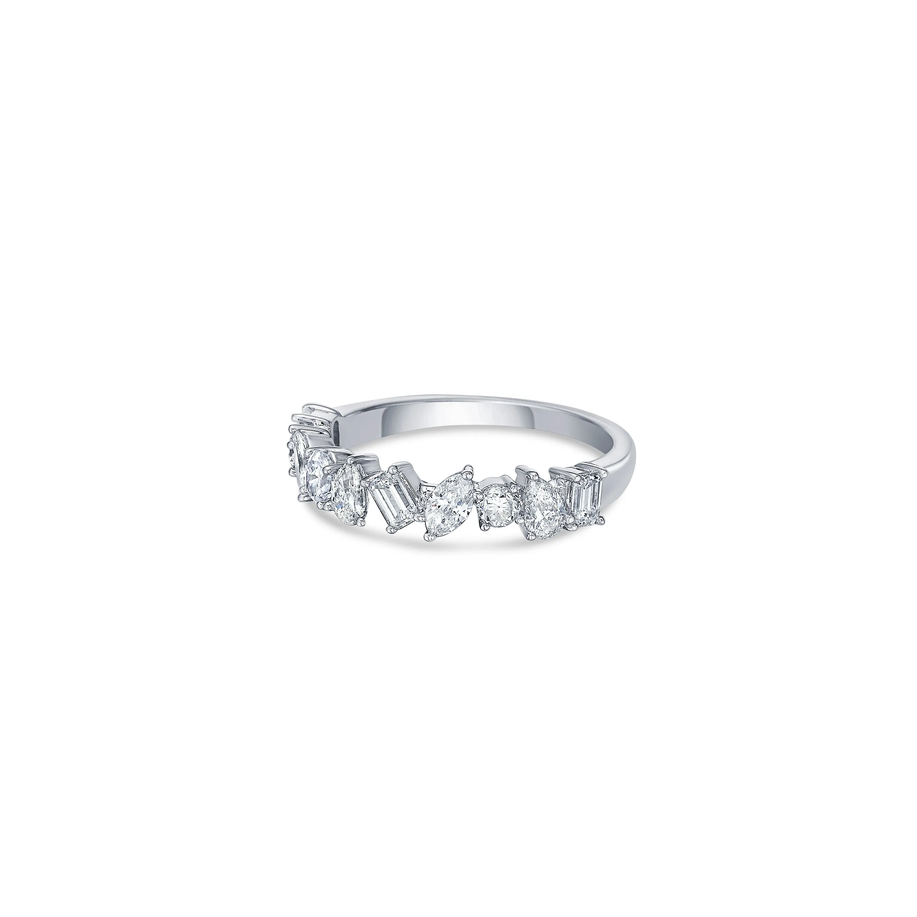 Mixed Shape Ring in White Gold with Diamonds sold by Promise By Effy product image thumbnail 4
