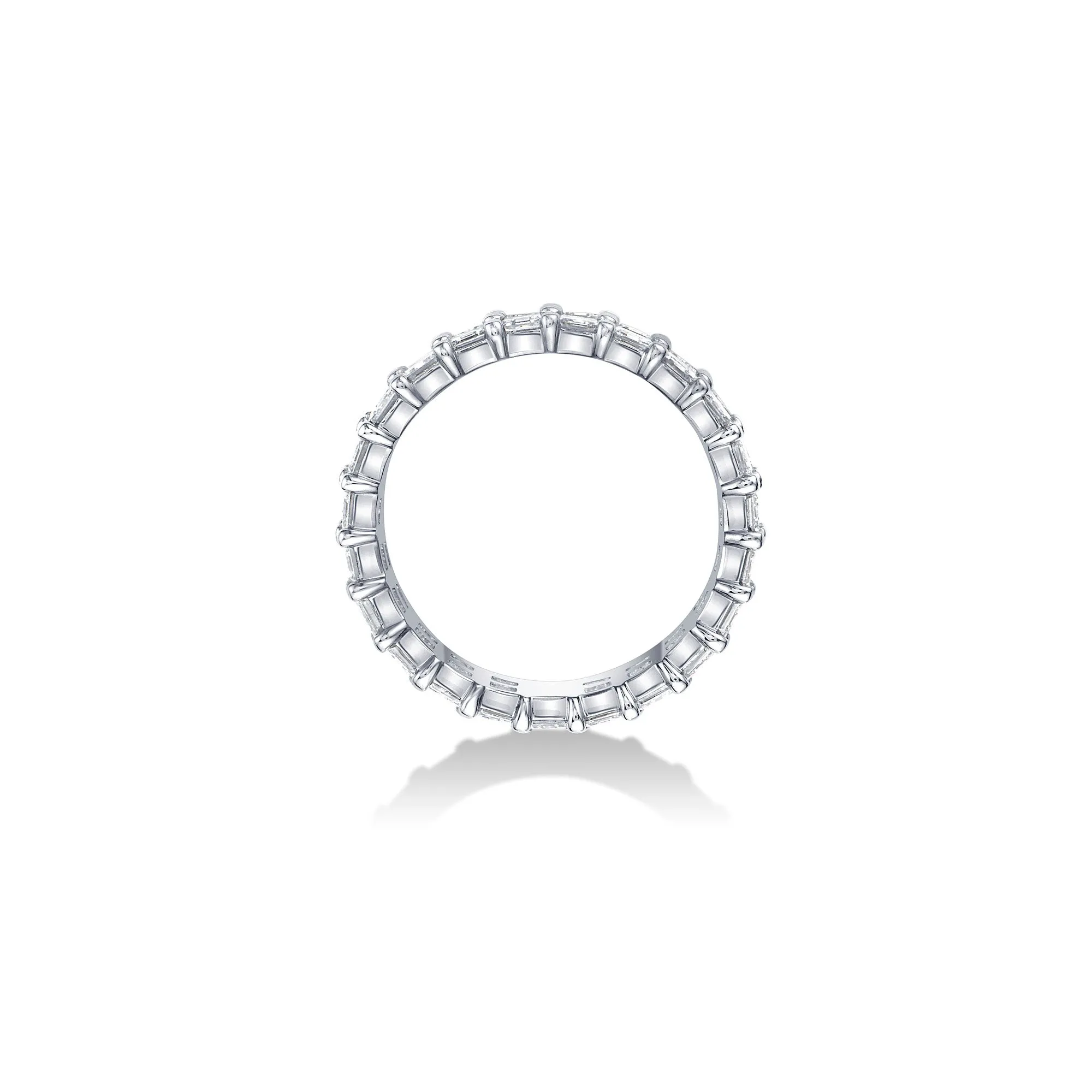 Three Row Eternity Band with Asscher Cut Lab Diamonds sold by Promise By Effy product image thumbnail 3
