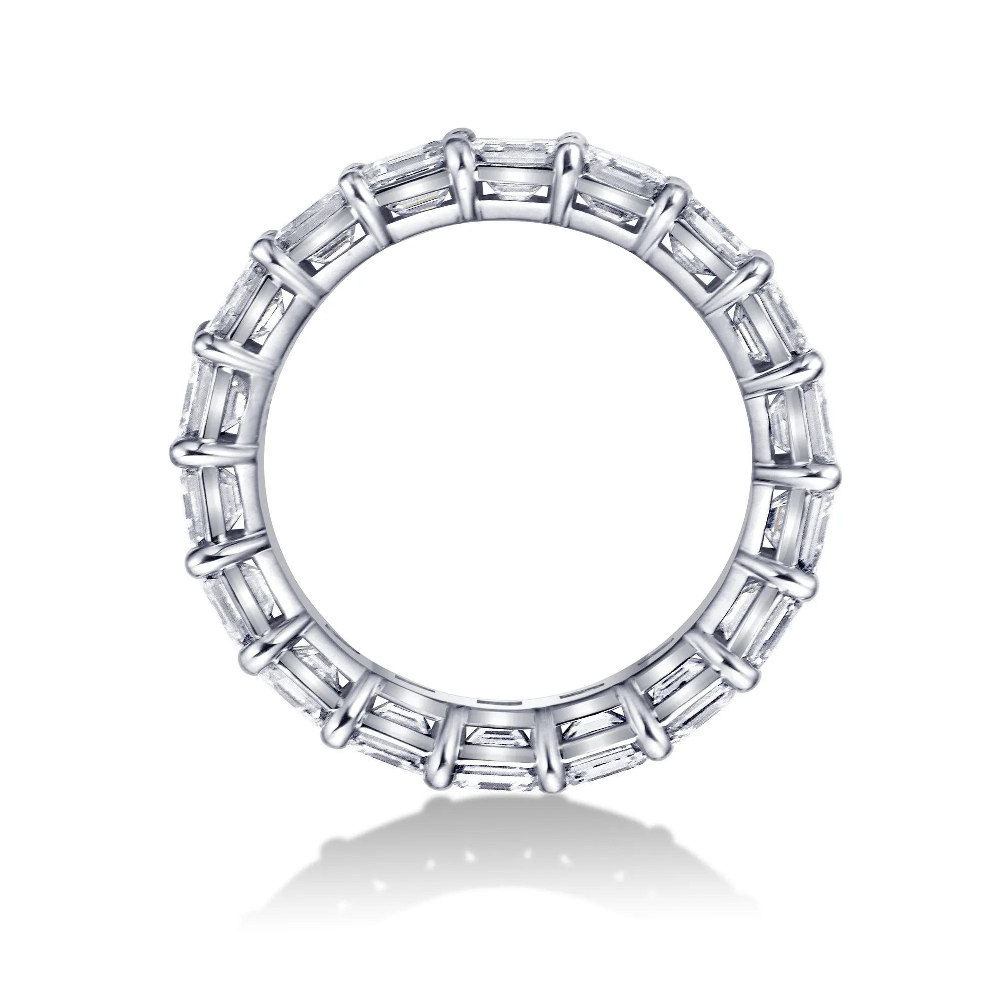 Asscher Eternity Classic Band in Gold with Lab Diamonds sold by Promise By Effy product image thumbnail 3
