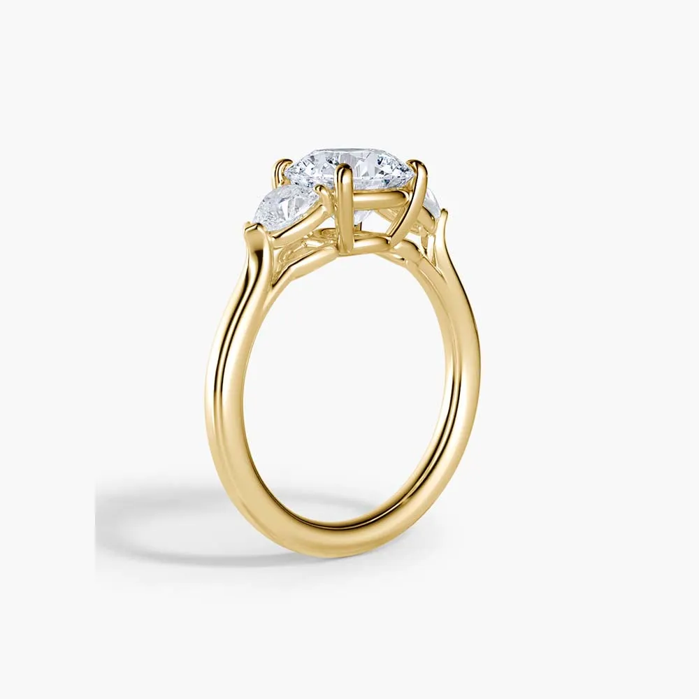 The Shield Three Stone Lab Diamond Engagement Ring sold by Promise By Effy product image thumbnail 5