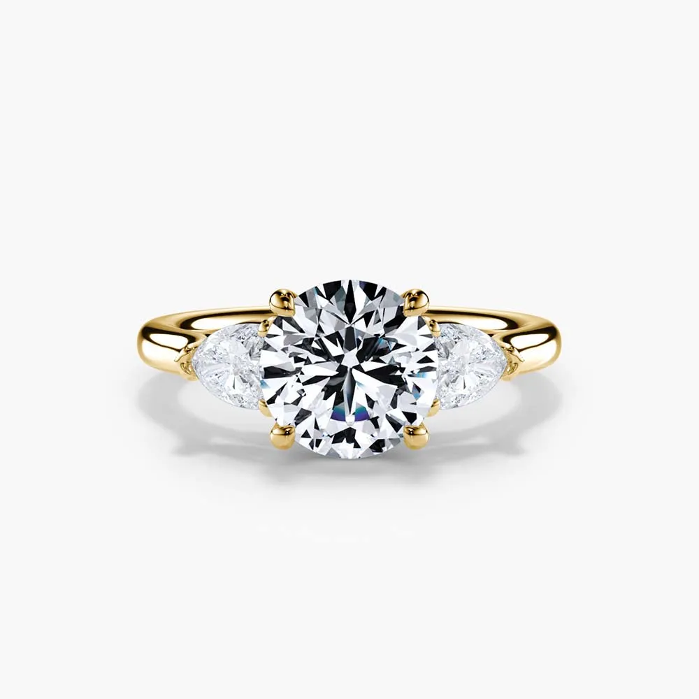 The Shield Three Stone Lab Diamond Engagement Ring sold by Promise By Effy product image thumbnail 4