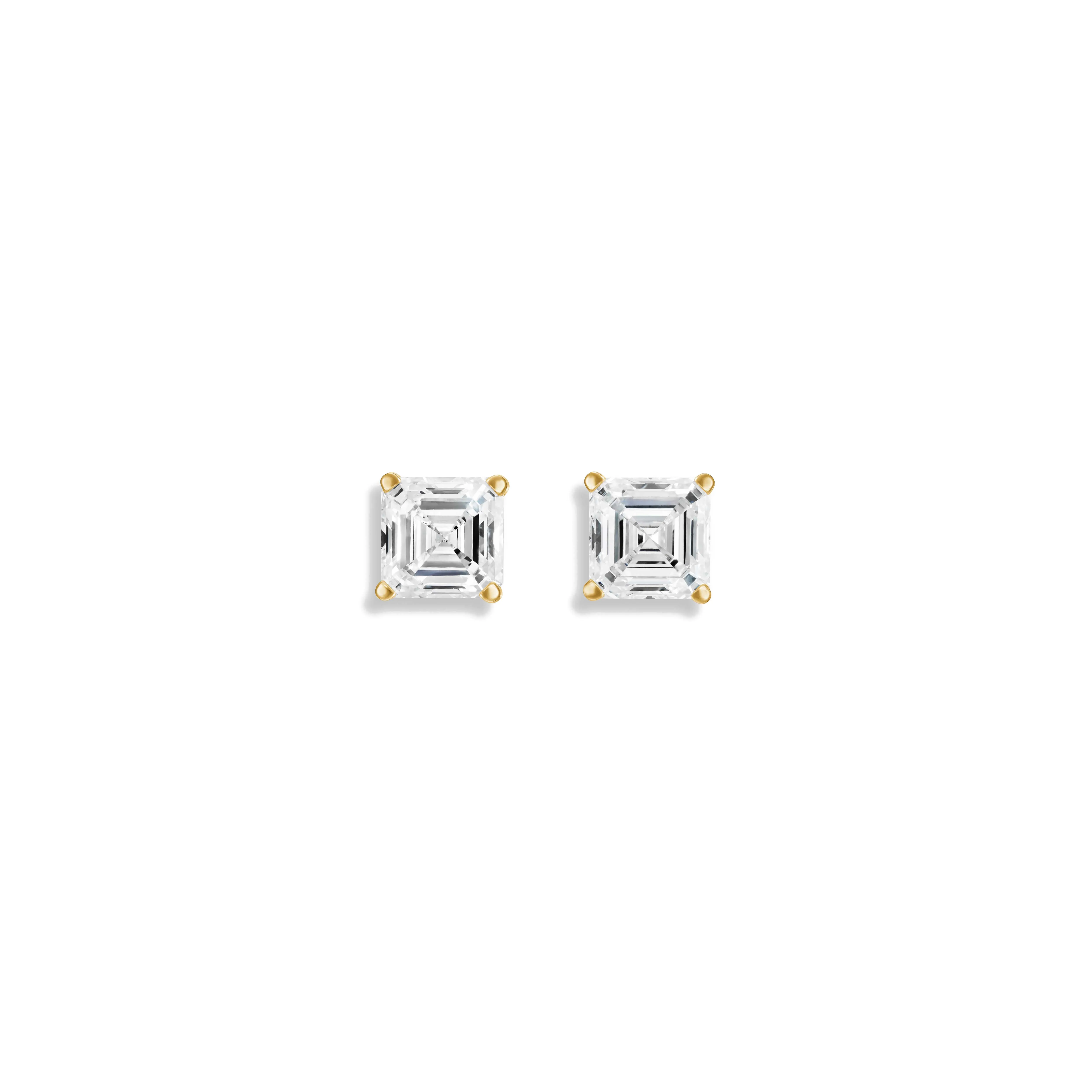 Stud Earring with Asscher Cut Lab Diamonds sold by Promise By Effy product image thumbnail 3