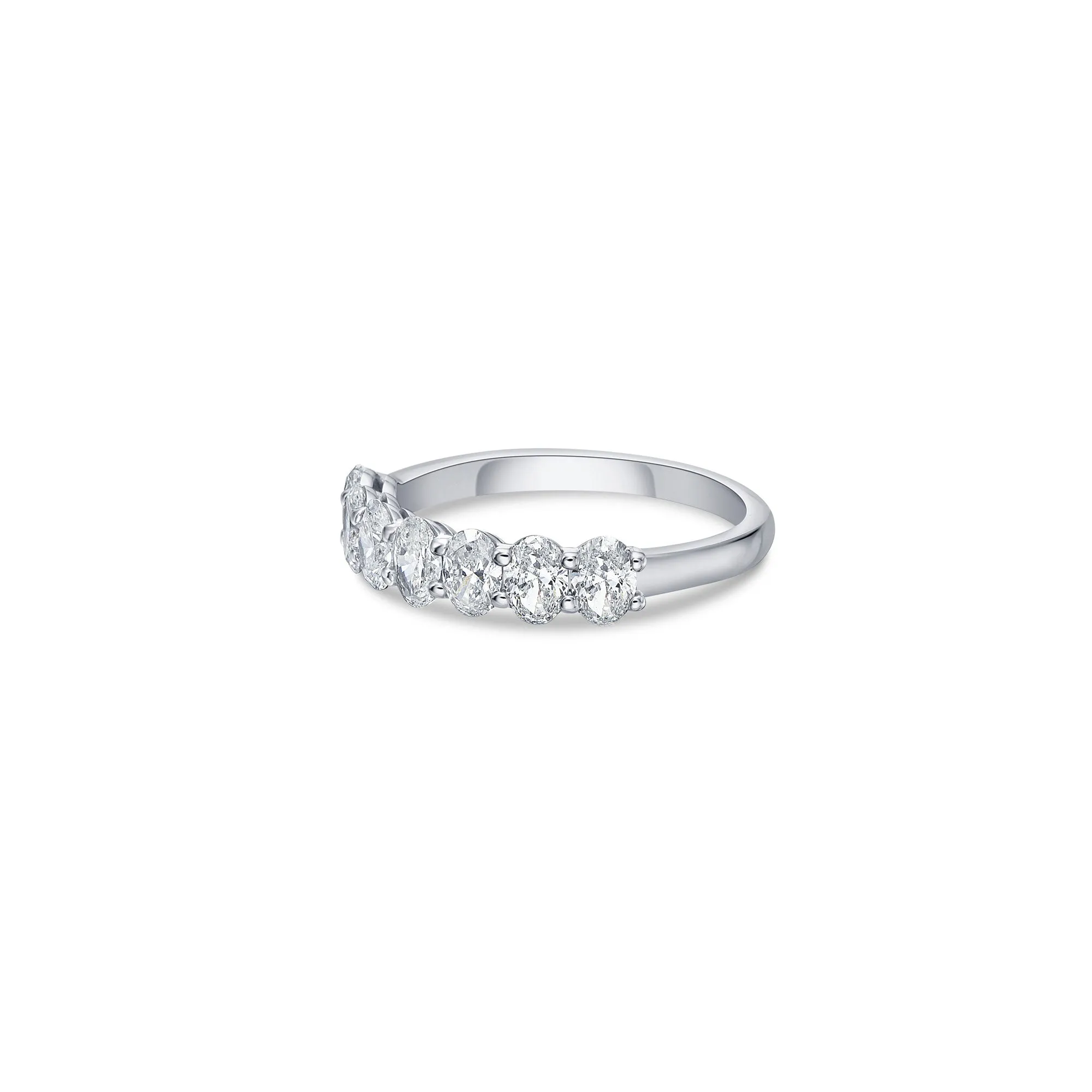 Five Stone Wide Band with Oval Cut Lab Diamonds sold by Promise By Effy product image thumbnail 2