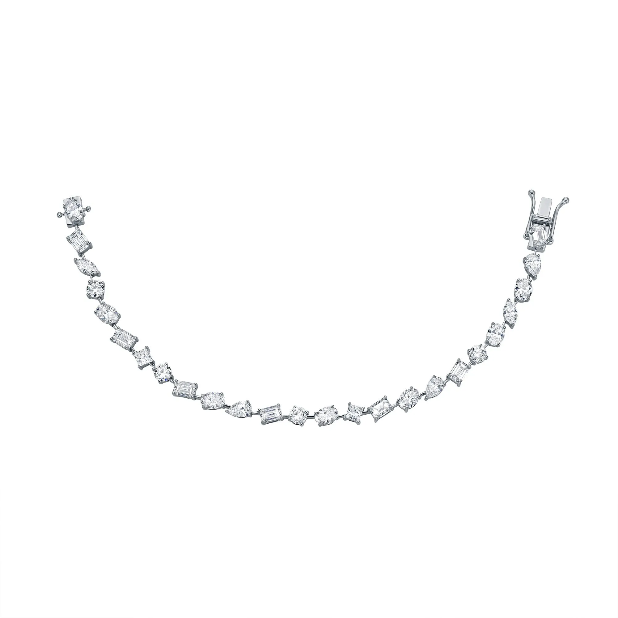 Ensemble Three Tennis Bracelet with Mixed Shape Lab Diamonds sold by Promise By Effy product image thumbnail 3