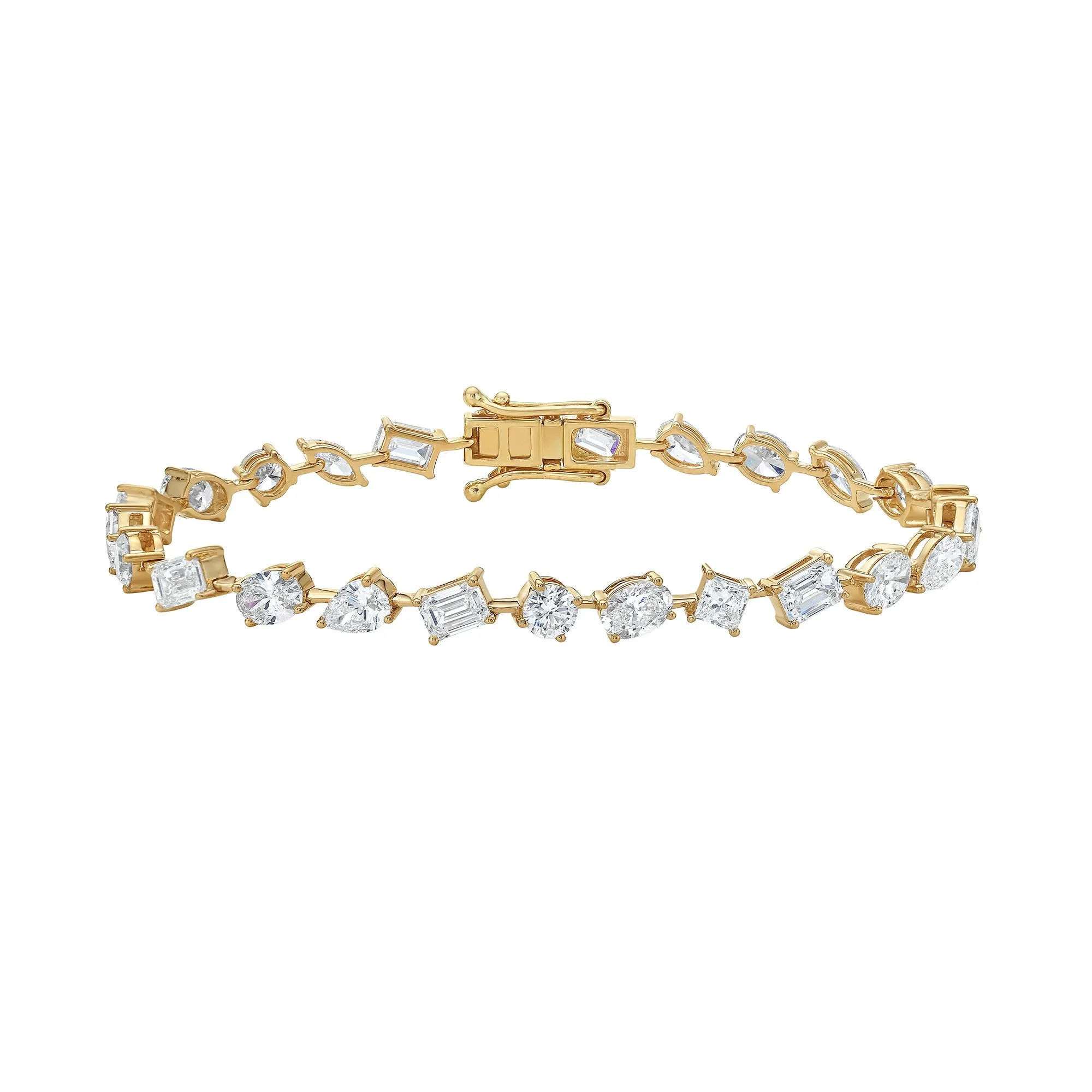 Ensemble Three Tennis Bracelet with Mixed Shape Lab Diamonds sold by Promise By Effy product image thumbnail 4