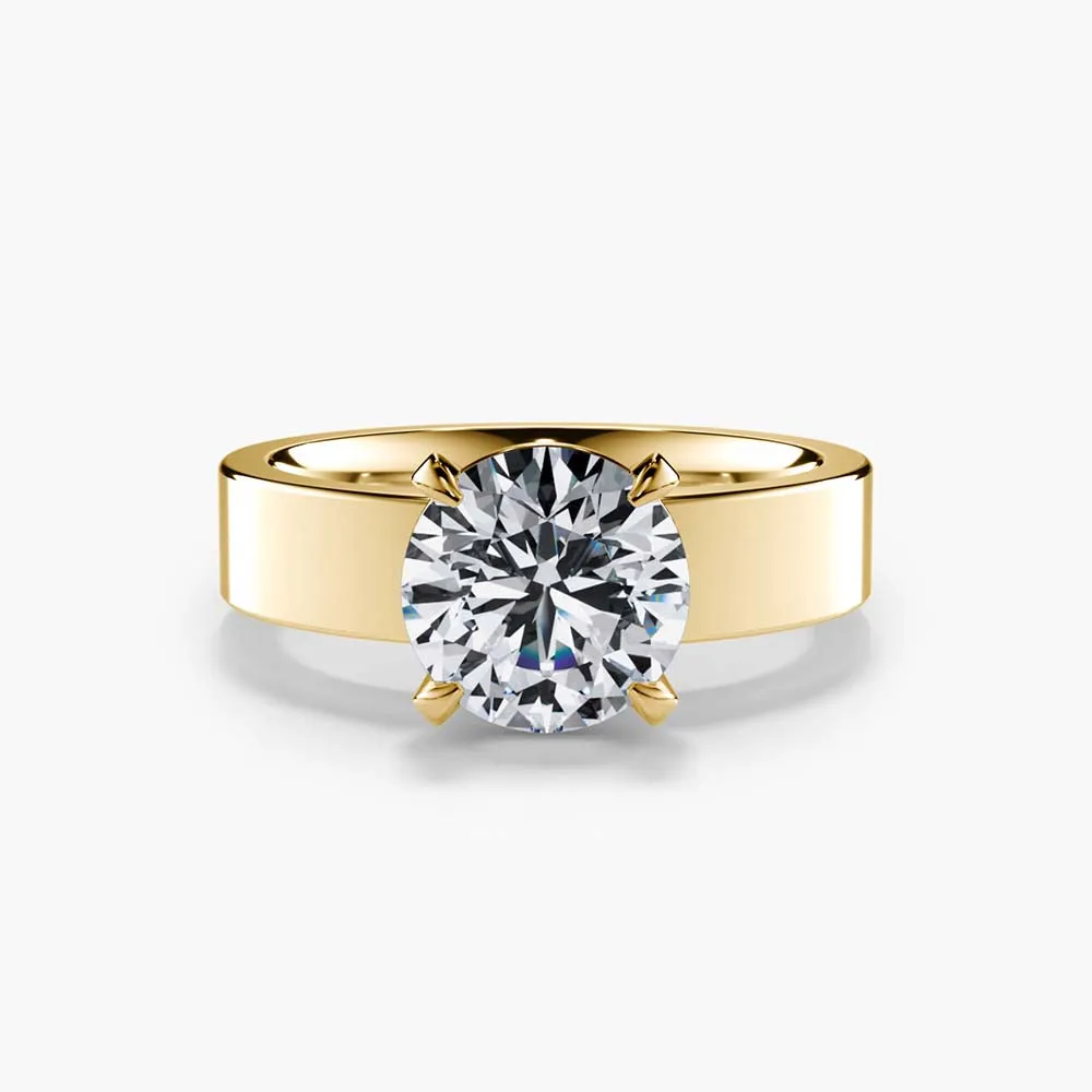 The Unique Wide Band Lab Diamond Engagement Ring sold by Promise By Effy product image thumbnail 4