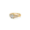 Pixel Ring in Yellow Gold with Diamonds sold by Promise By Effy