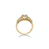 Pixel Ring in Yellow Gold with Diamonds sold by Promise By Effy