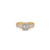 Pixel Ring in Yellow Gold with Diamonds sold by Promise By Effy