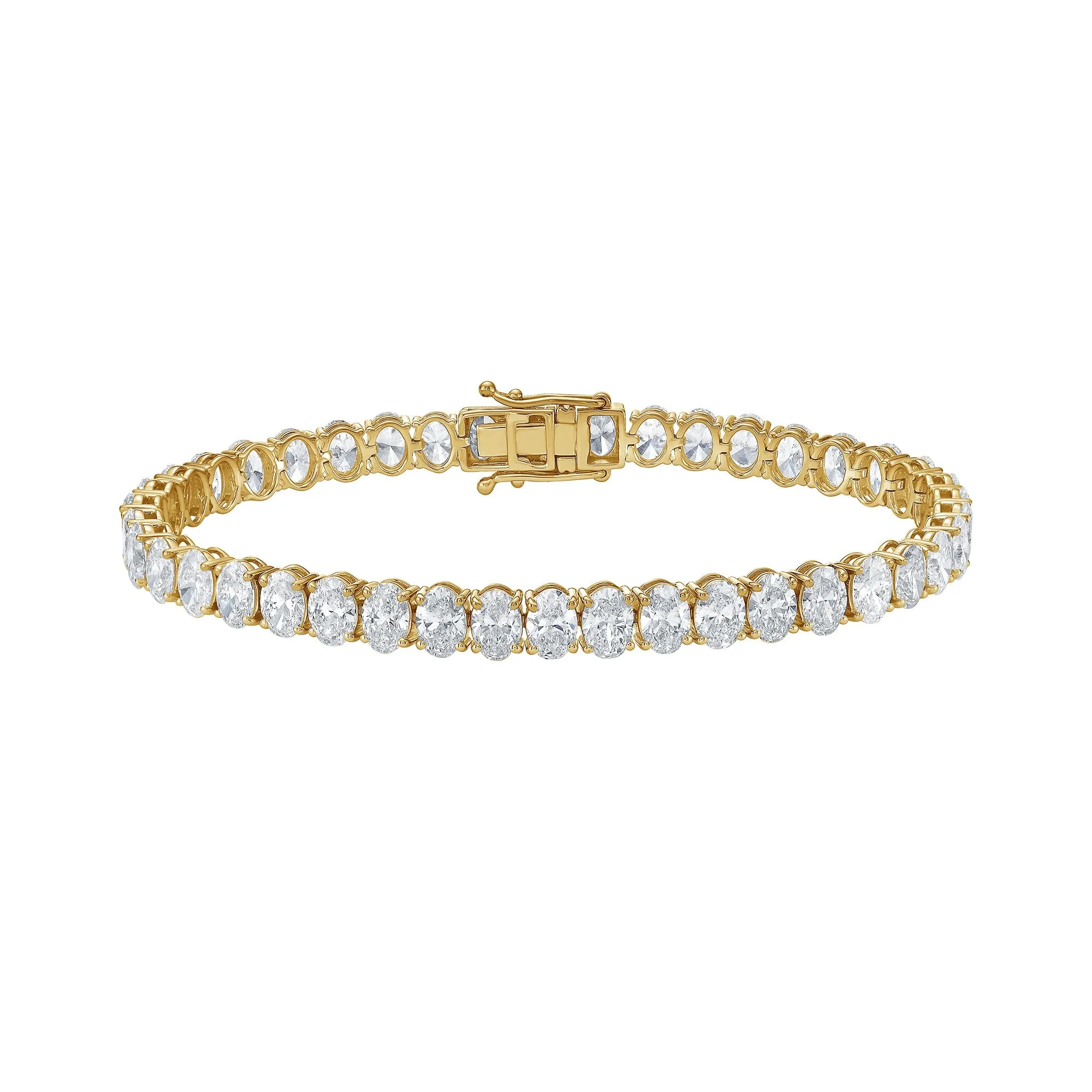 Classic Tennis Bracelet with Oval Cut Lab Diamonds sold by Promise By Effy product image thumbnail 4