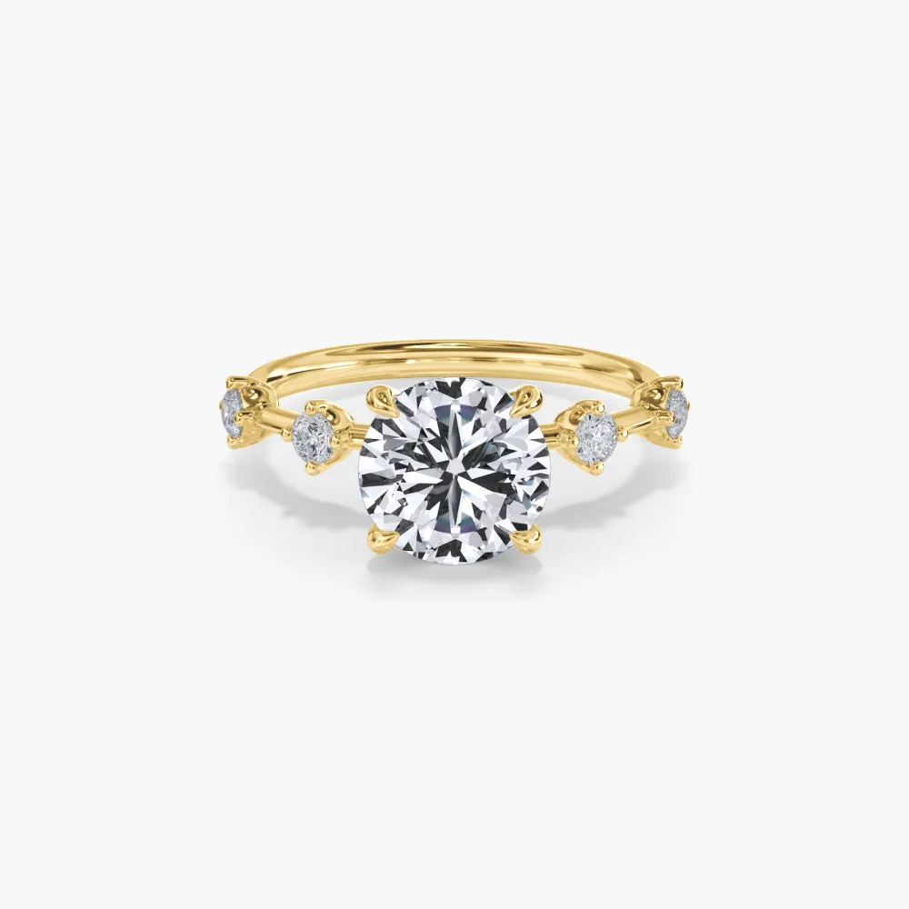 The Unique Station Band Lab Diamond Engagement Ring sold by Promise By Effy product image thumbnail 4