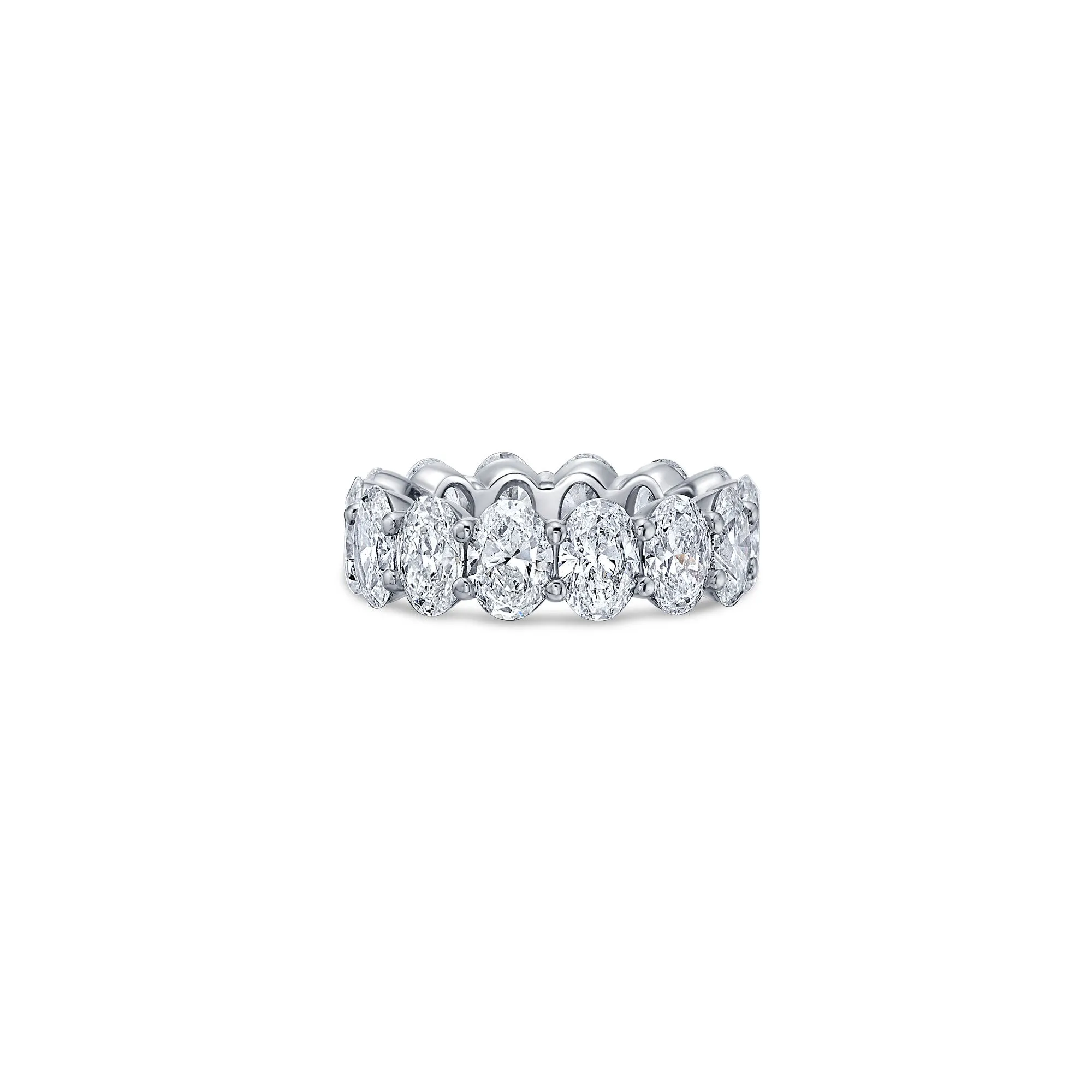 Oval Eternity Wide Band with Lab Diamonds sold by Promise By Effy