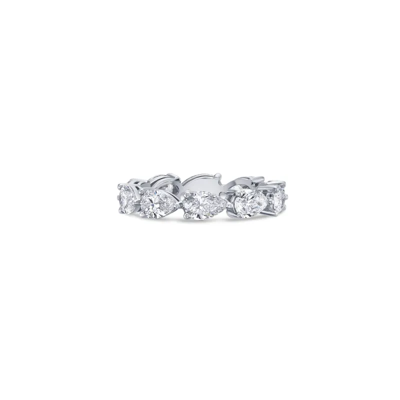 Pear Eternity Band with Lab Diamonds sold by Promise By Effy