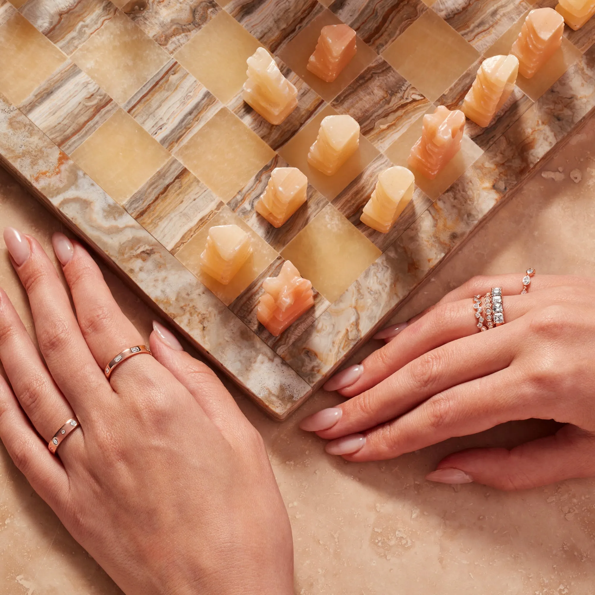 Hex Bezel Ring with Round Lab Diamond sold by Promise By Effy product image thumbnail 2