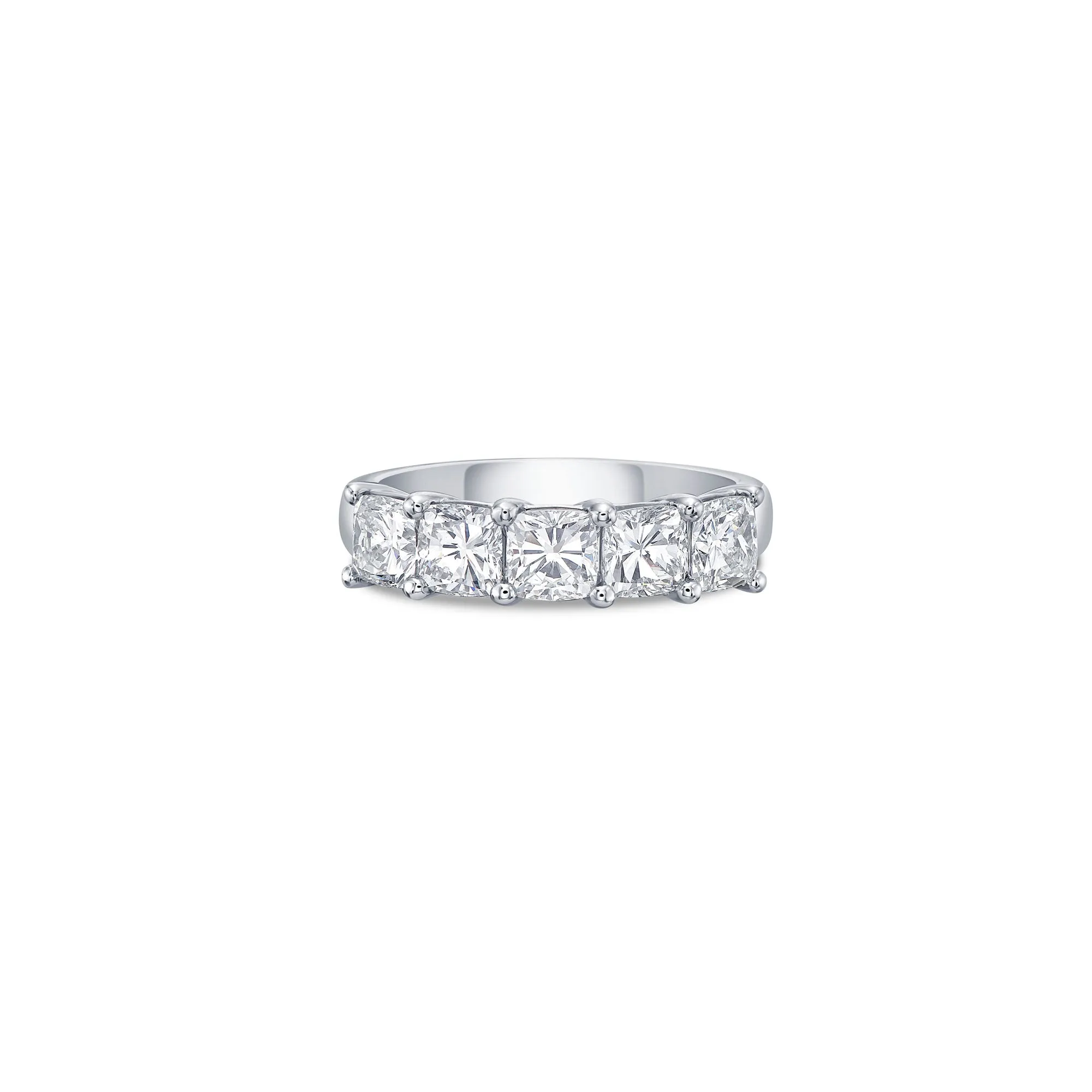Five Stone Slim Band with Cushion Cut Lab Diamonds sold by Promise By Effy