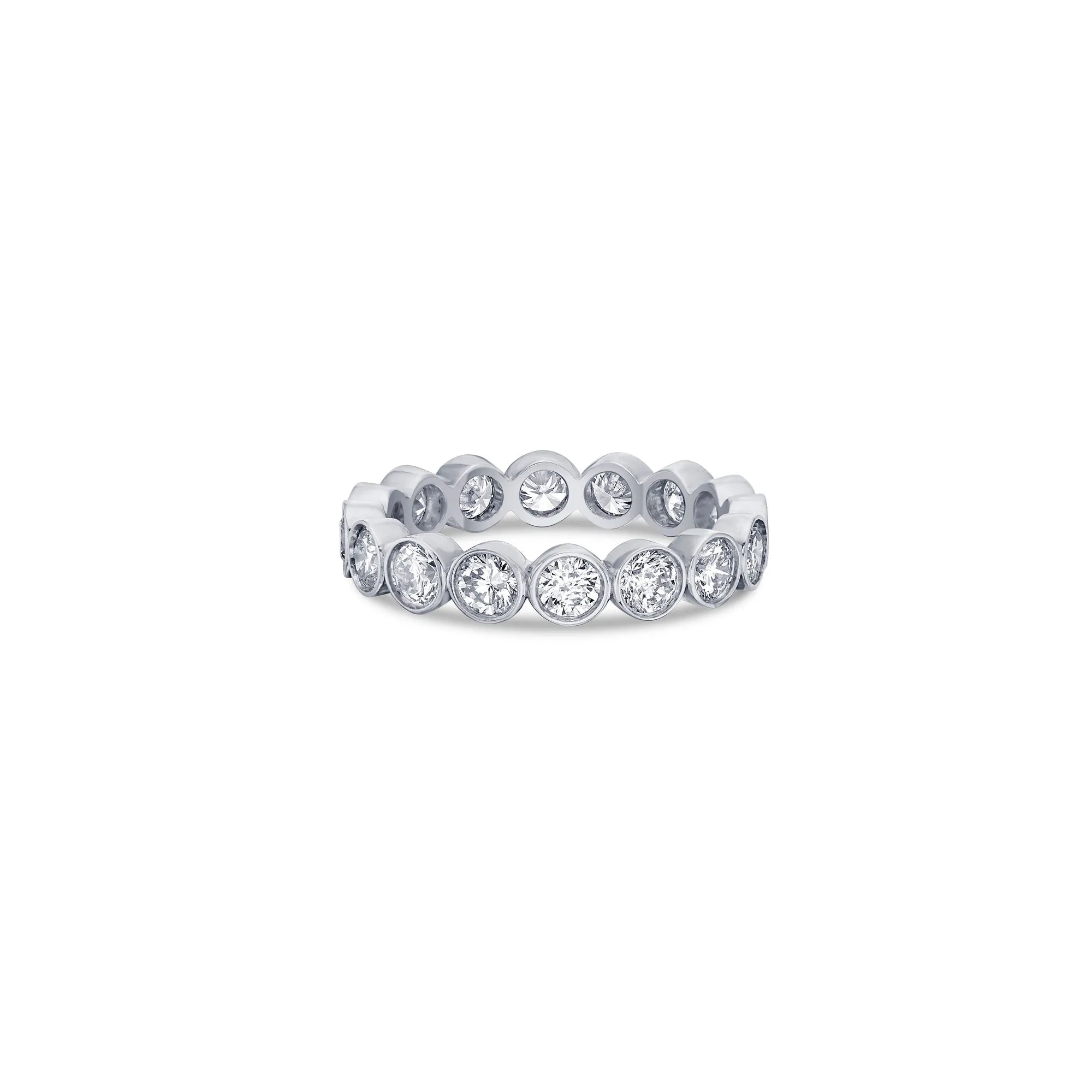 Round Bezel Eternity Slim Band with Lab Diamonds sold by Promise By Effy product image thumbnail 5