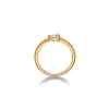 Dots Bezel Ring in Gold with Diamond sold by Promise By Effy