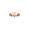 Chain Ring in Rose Gold with Diamonds sold by Promise By Effy