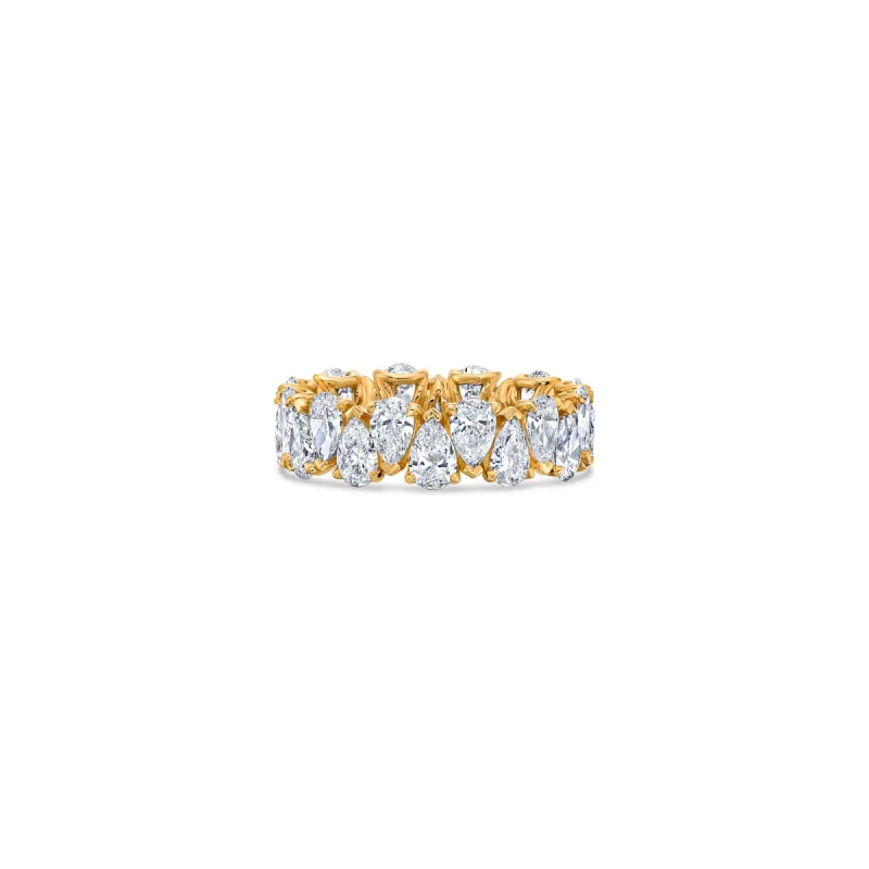 Pear Eternity Band with Lab Diamonds sold by Promise By Effy