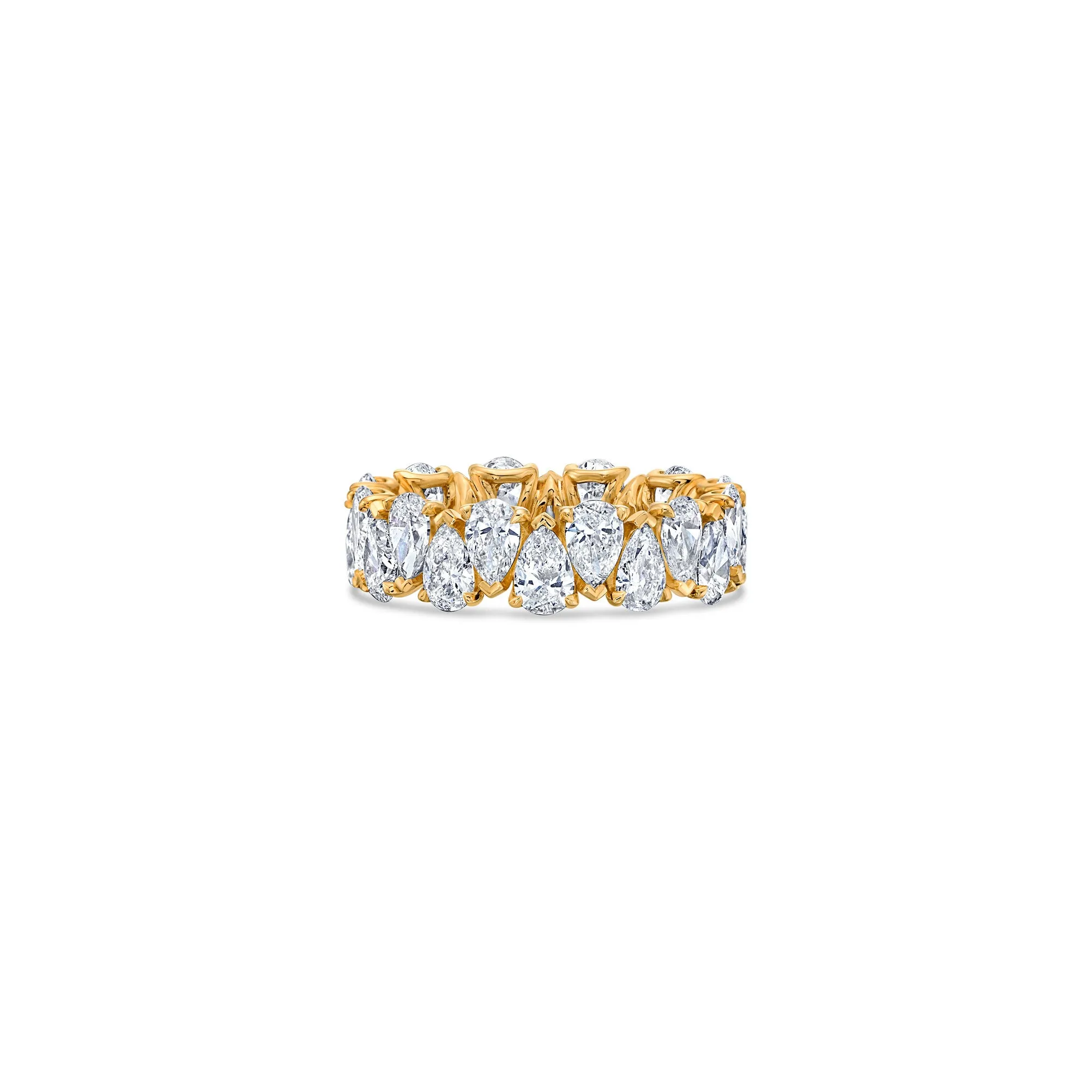 Pear Eternity Band with Lab Diamonds sold by Promise By Effy
