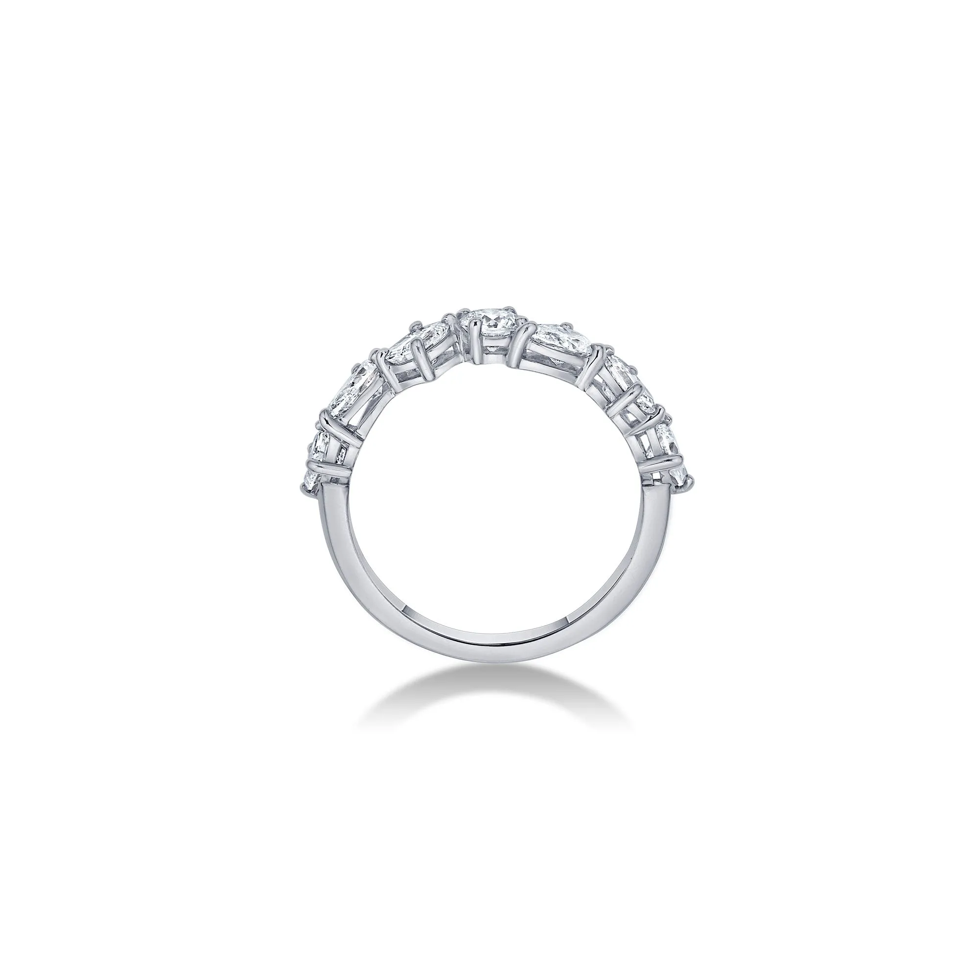 Mix Shape Half Band with Lab Diamonds sold by Promise By Effy product image thumbnail 4
