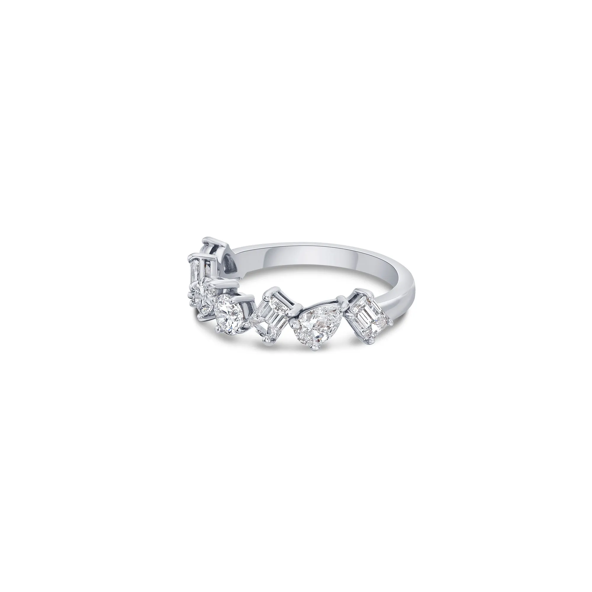 Mix Shape Half Band with Lab Diamonds sold by Promise By Effy product image thumbnail 3