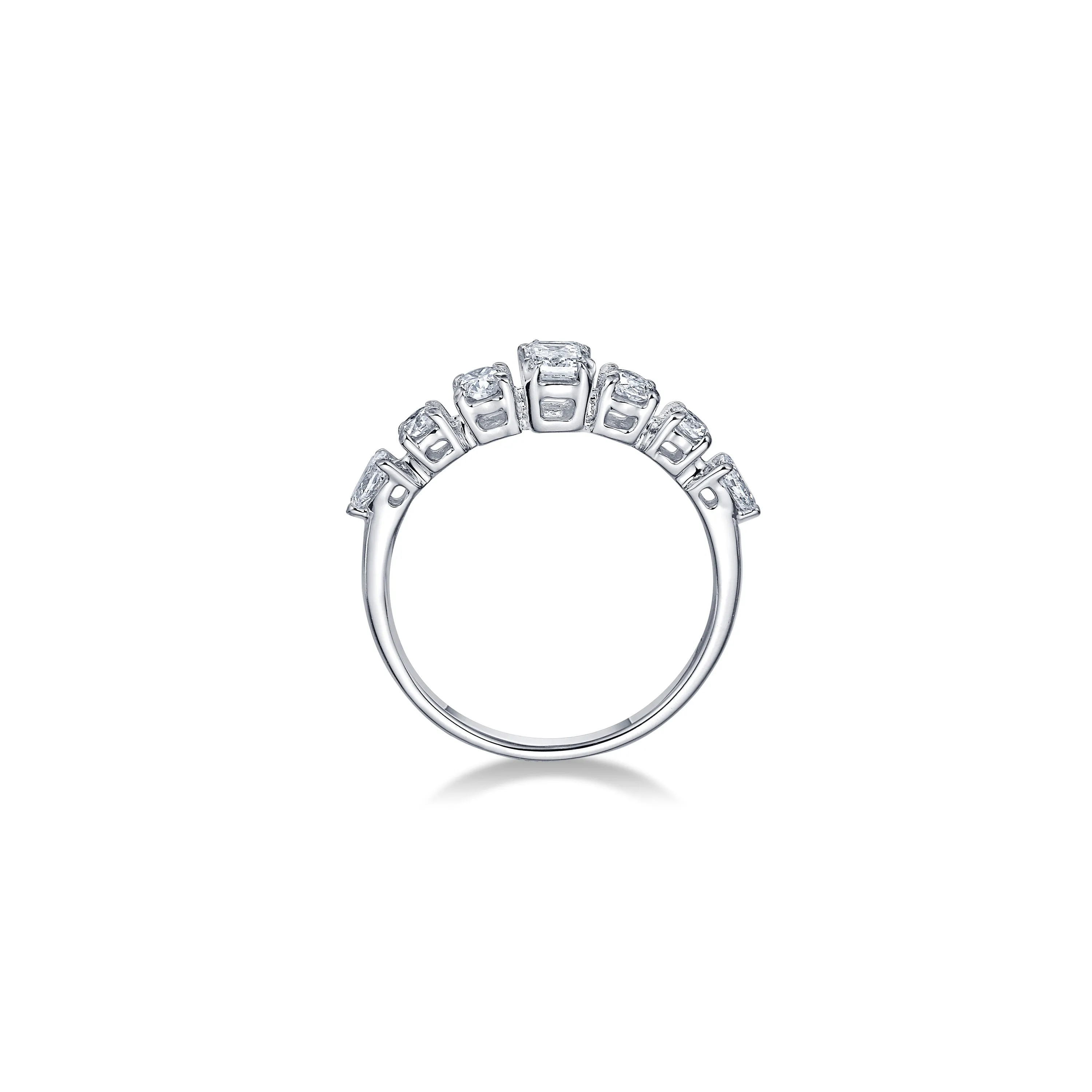 Mixed Shape Ring in White Gold with Diamonds sold by Promise By Effy product image thumbnail 4