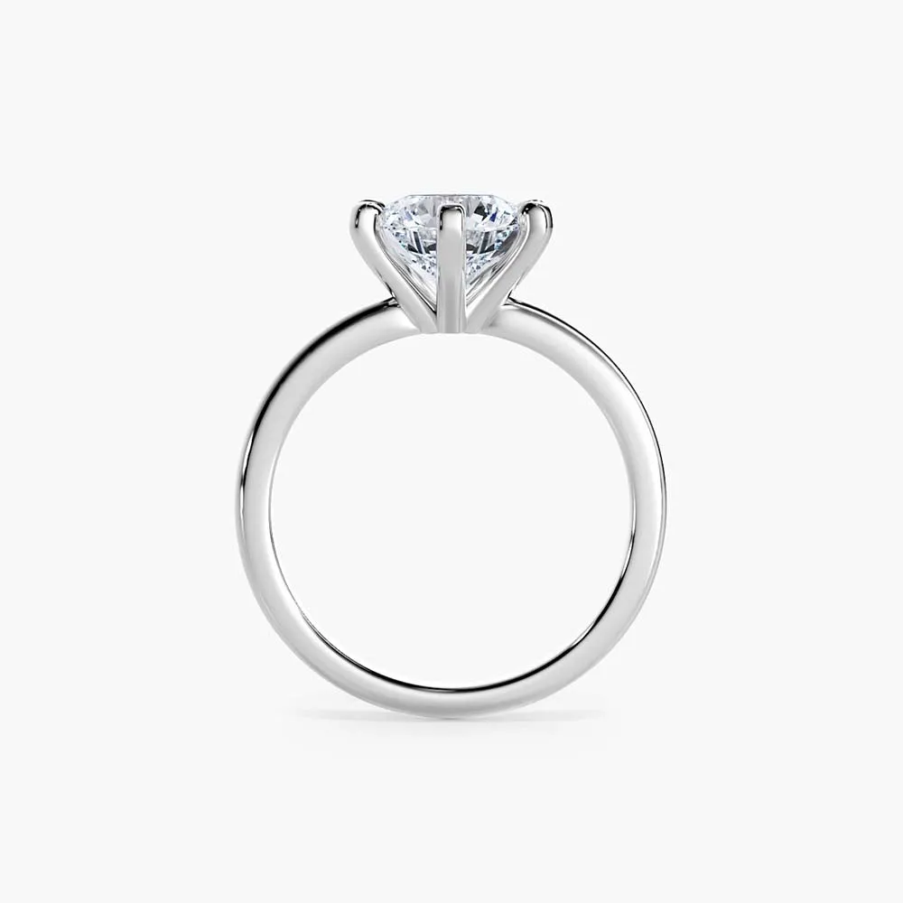 The Classic Solitaire 6-Prong Lab Diamond Engagement Ring sold by Promise By Effy product image thumbnail 3