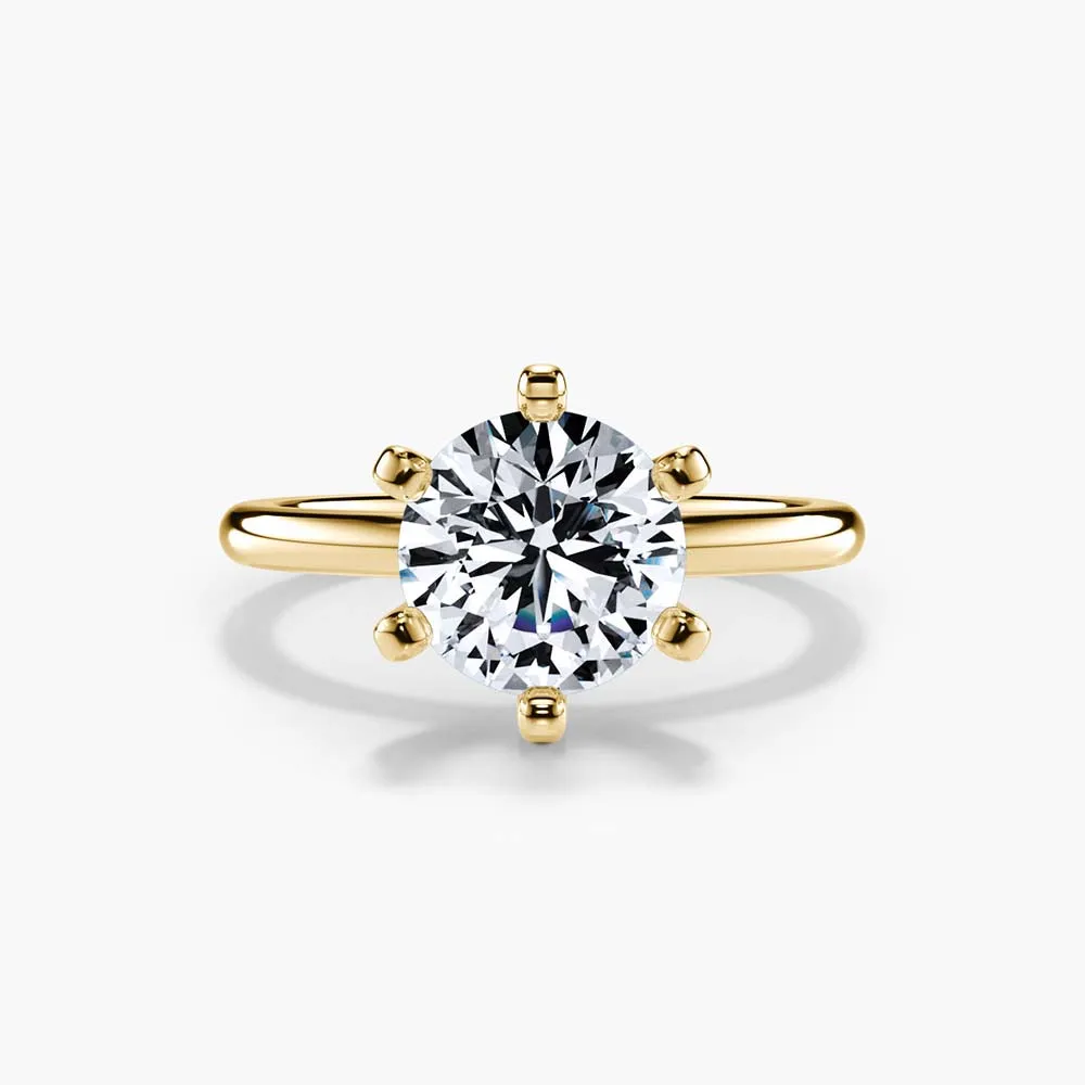 The Classic Solitaire 6-Prong Lab Diamond Engagement Ring sold by Promise By Effy product image thumbnail 4
