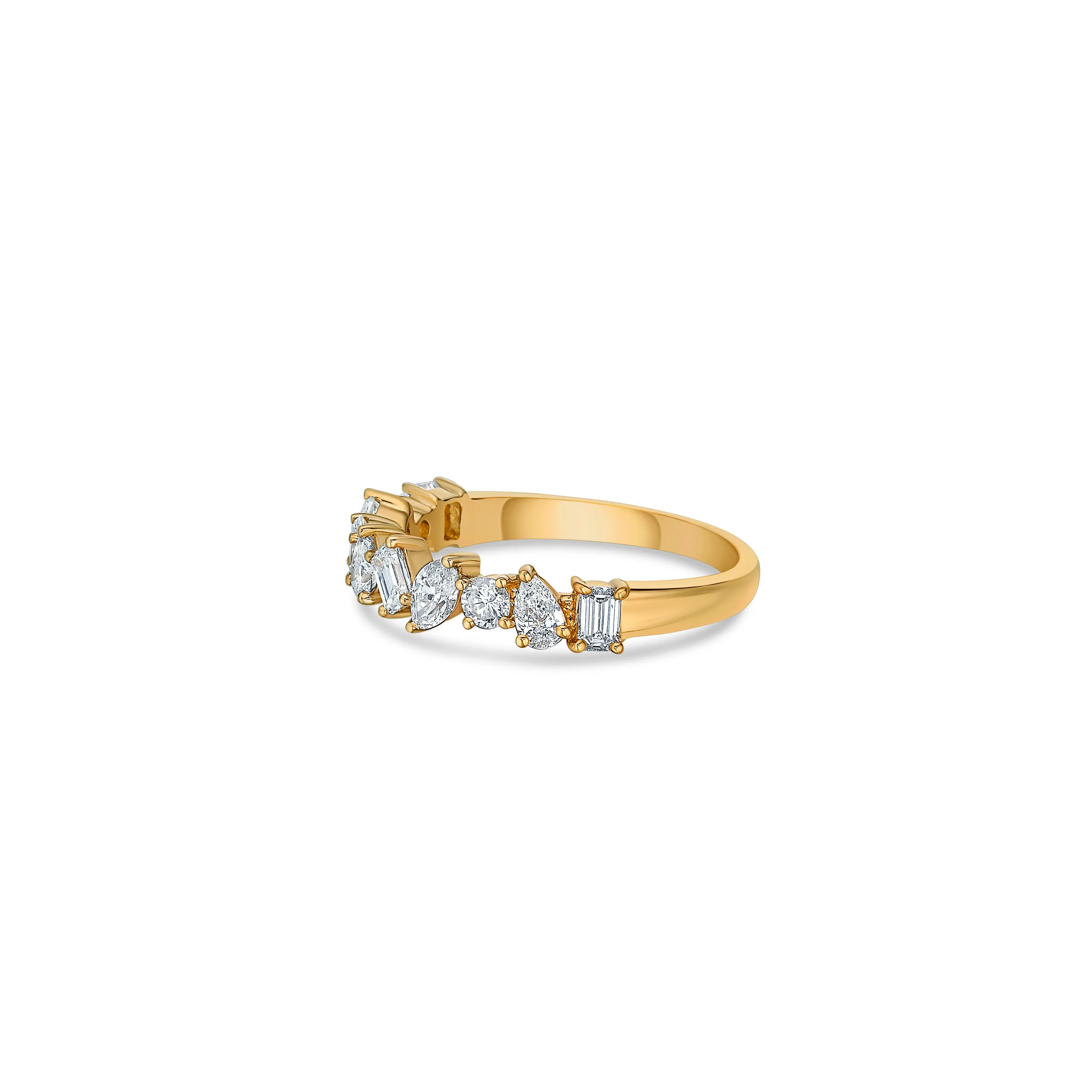 Mixed Shape Ring in Yellow Gold with Diamonds sold by Promise By Effy product image thumbnail 3