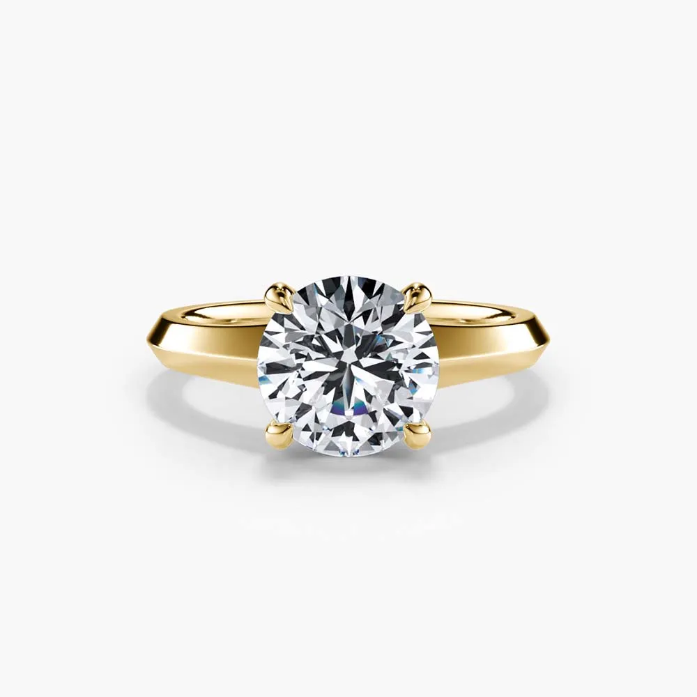 The Classic Solitaire Knife Edge Lab Diamond Engagement Ring sold by Promise By Effy product image thumbnail 4