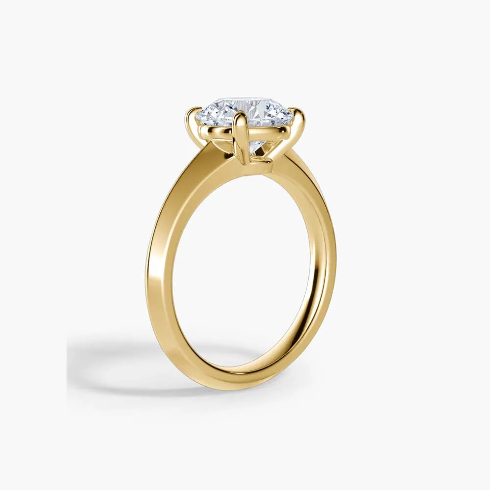 The Classic Solitaire Knife Edge Lab Diamond Engagement Ring sold by Promise By Effy product image thumbnail 5