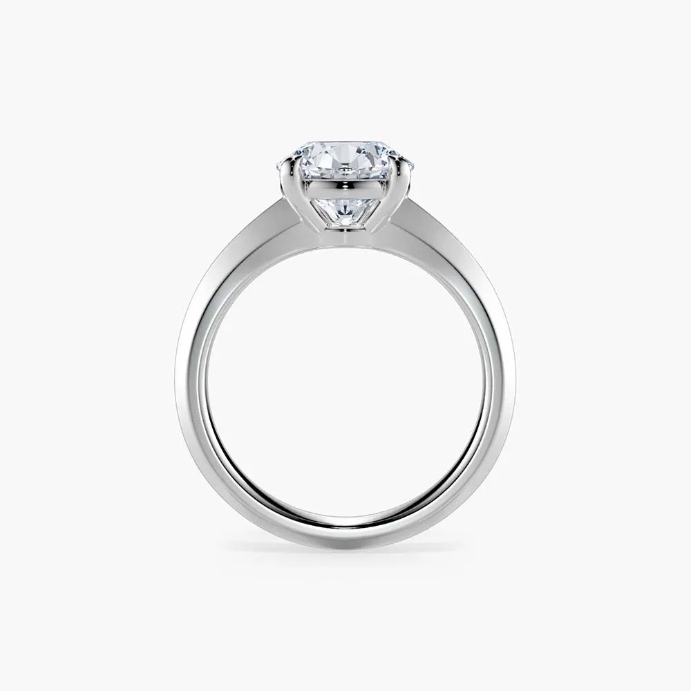The Classic Solitaire Knife Edge Lab Diamond Engagement Ring sold by Promise By Effy product image thumbnail 3