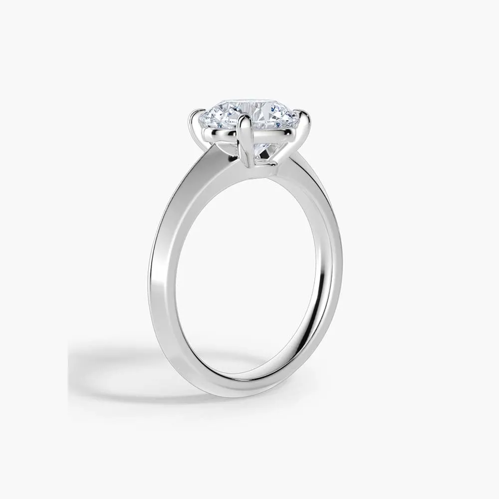 The Classic Solitaire Knife Edge Lab Diamond Engagement Ring sold by Promise By Effy product image thumbnail 2