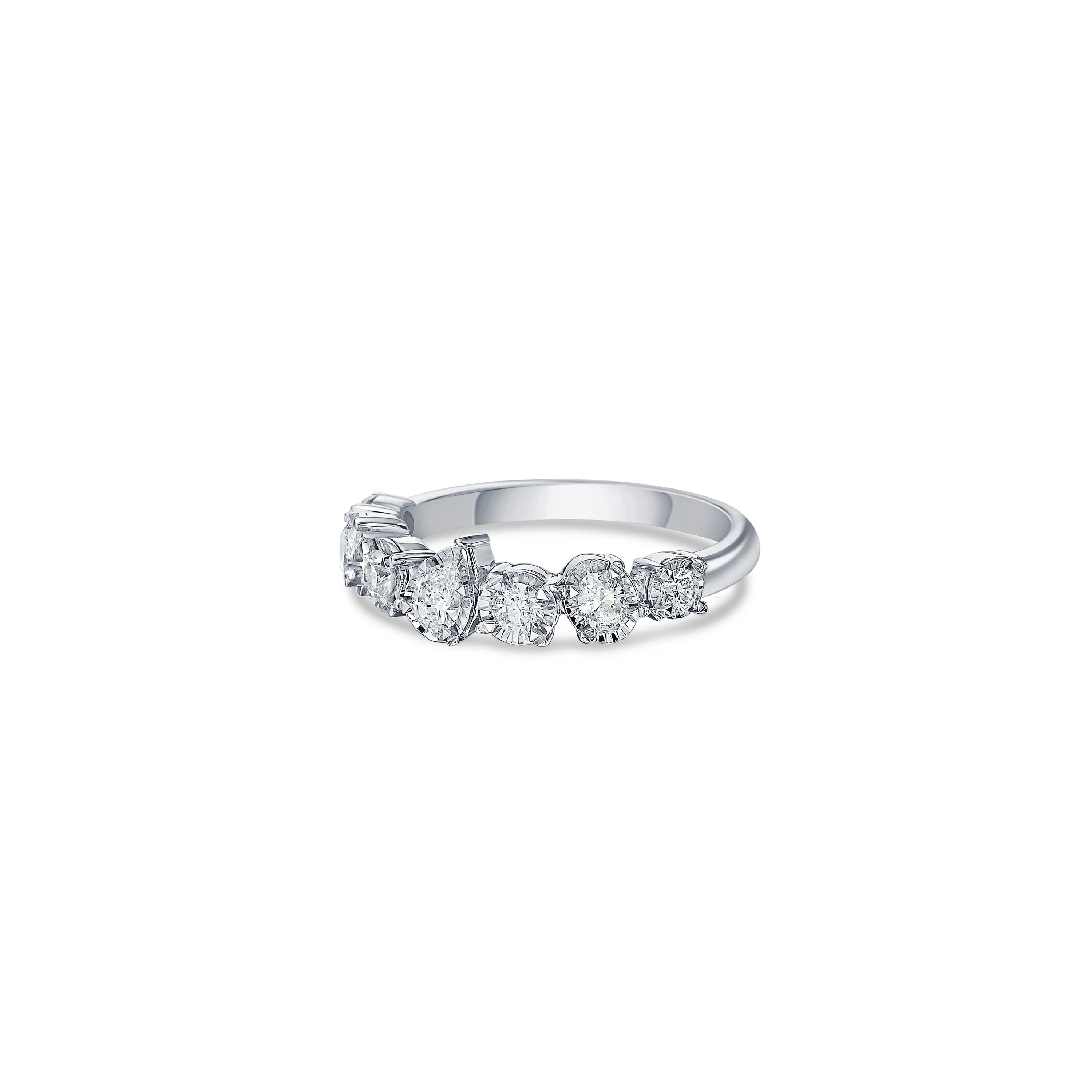 Mixed Shape Ring in White Gold with Diamonds sold by Promise By Effy product image thumbnail 2