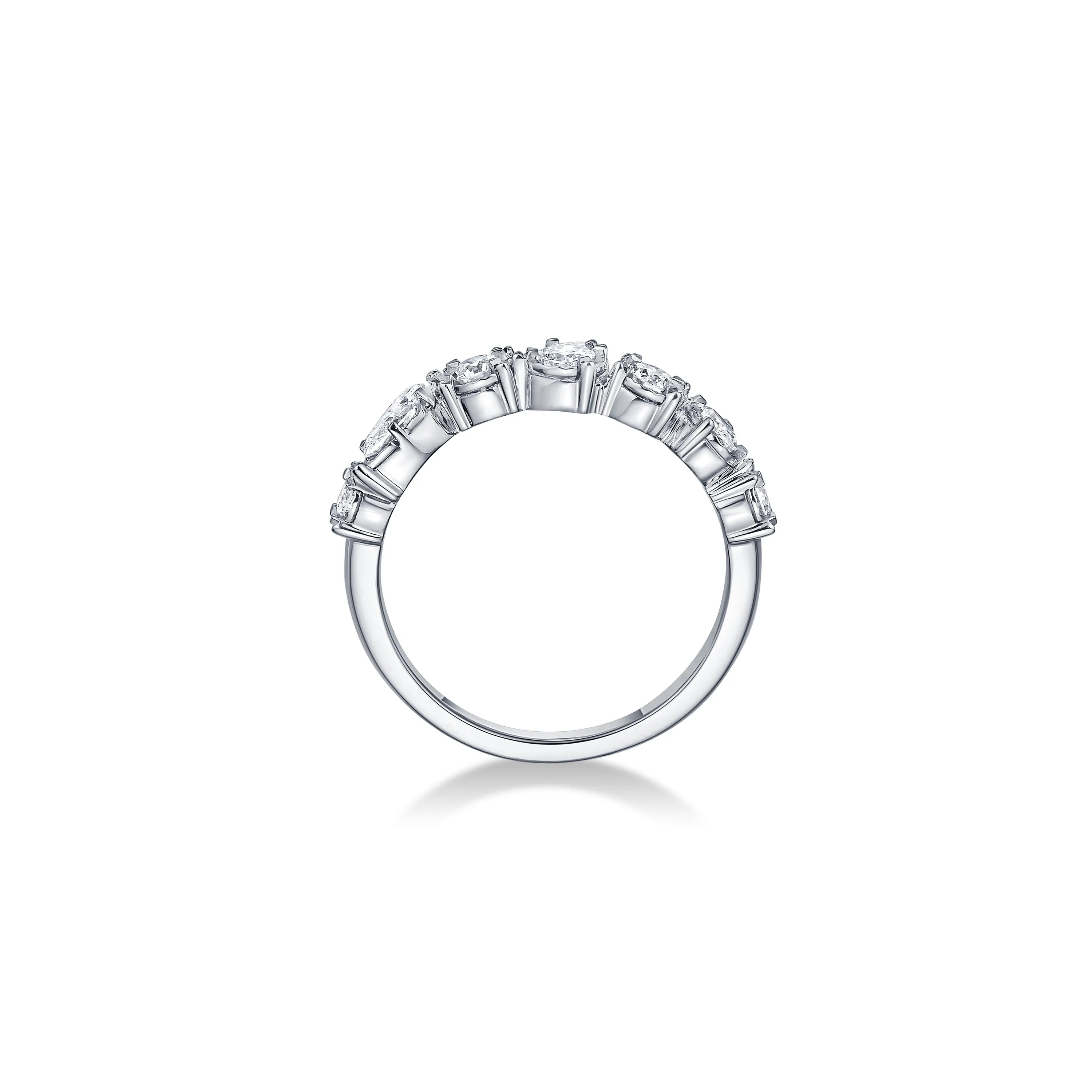 Mixed Shape Ring in White Gold with Diamonds sold by Promise By Effy product image thumbnail 3