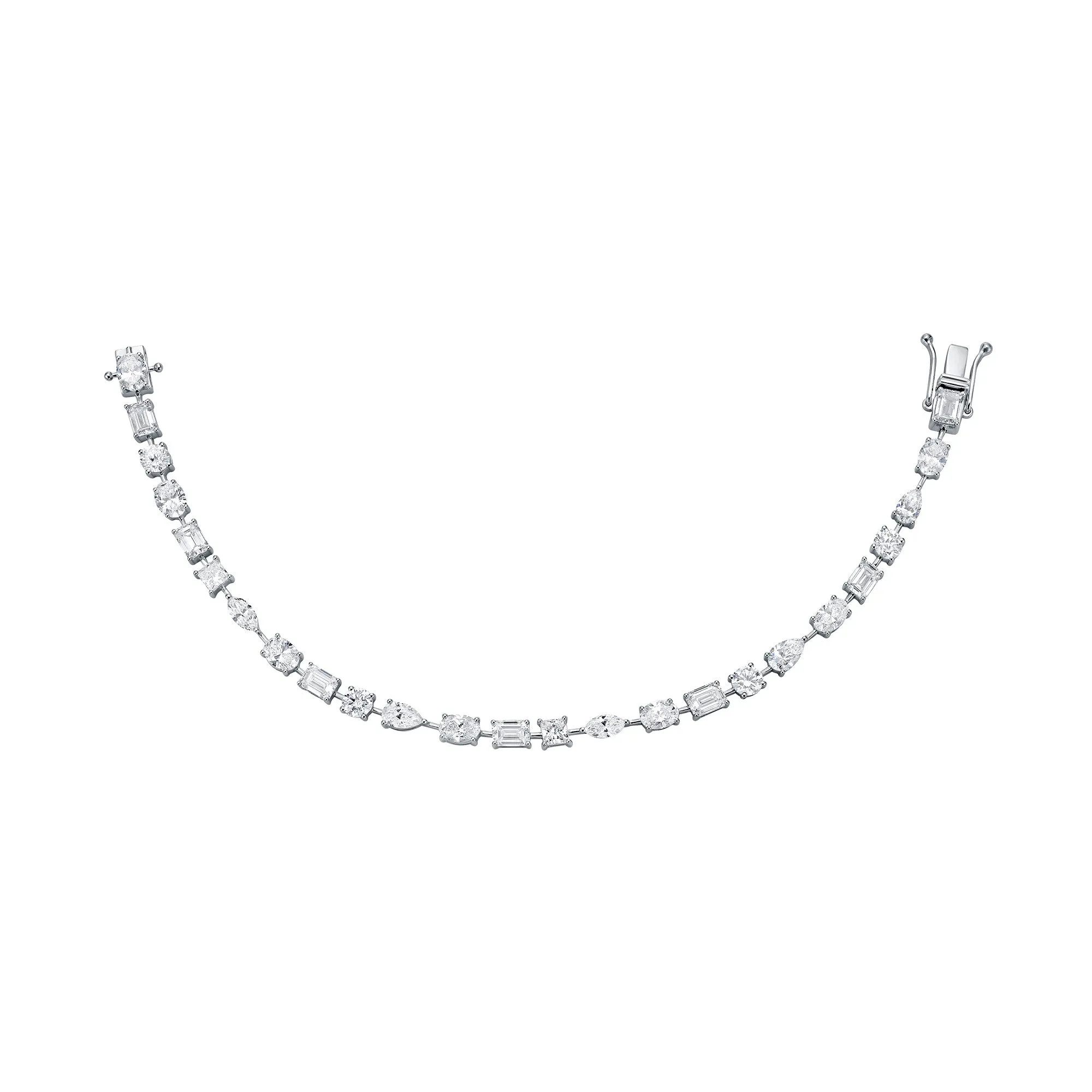 Ensemble One Tennis Bracelet with Mixed Shape Lab Diamonds sold by Promise By Effy product image thumbnail 3