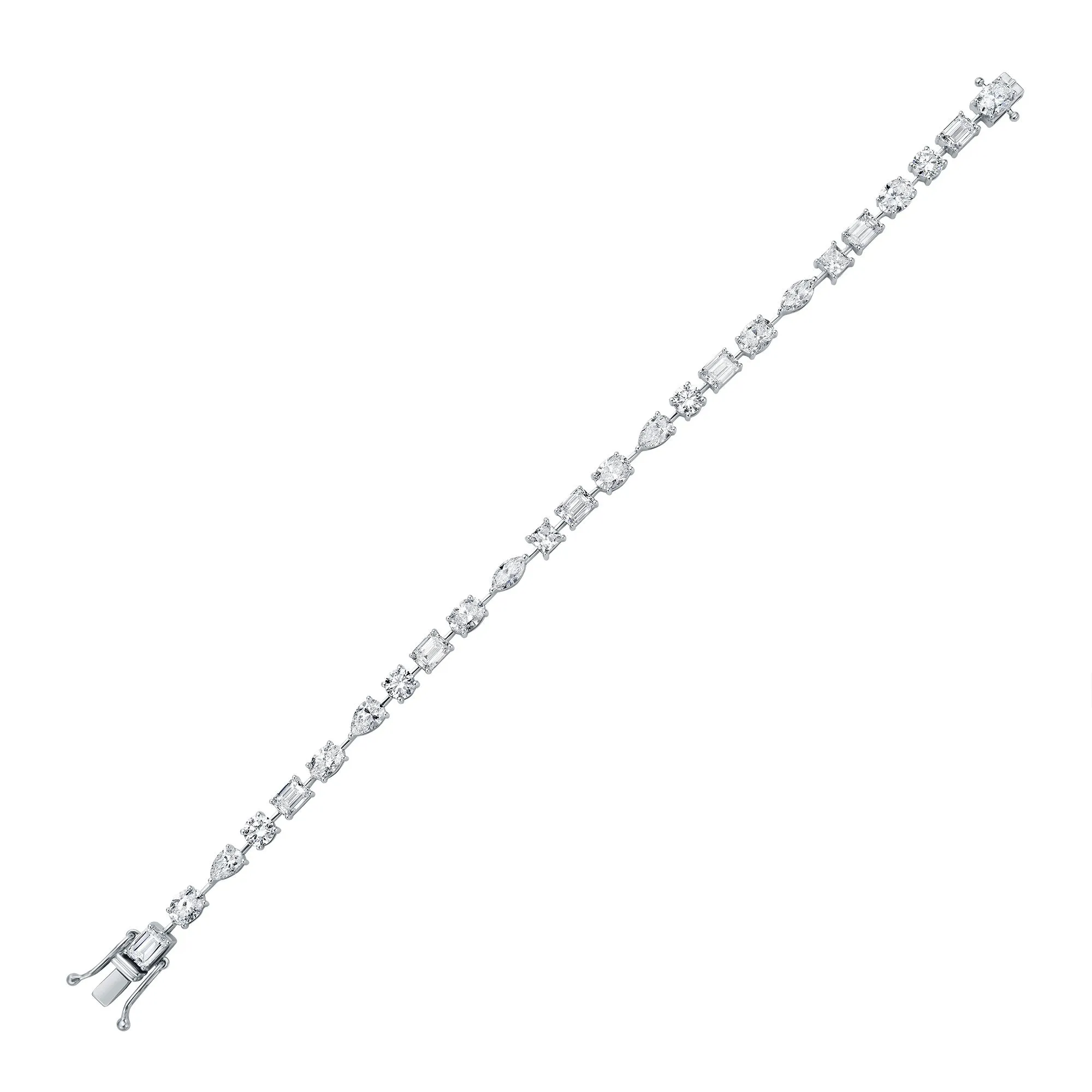 Ensemble One Tennis Bracelet with Mixed Shape Lab Diamonds sold by Promise By Effy product image thumbnail 2