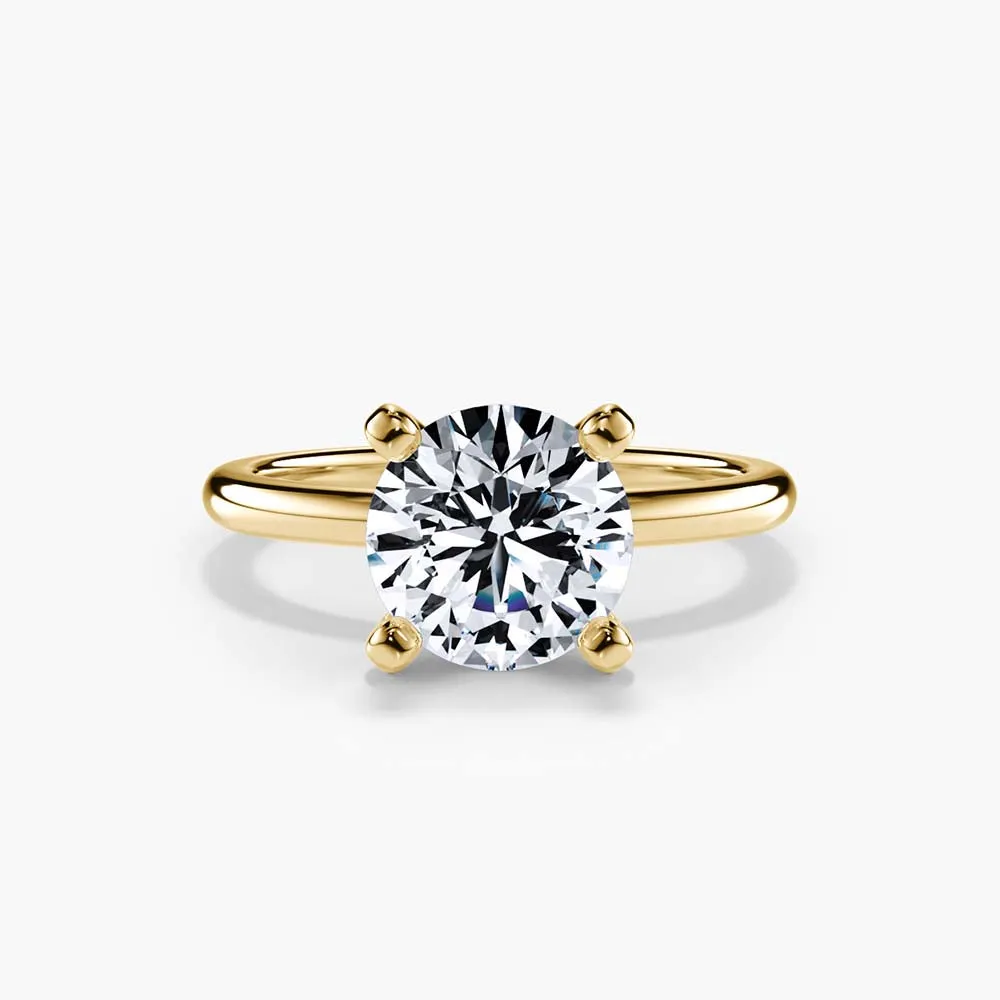 The Classic Solitaire 4-Prong Setting Lab Diamond Engagement Ring sold by Promise By Effy product image thumbnail 4