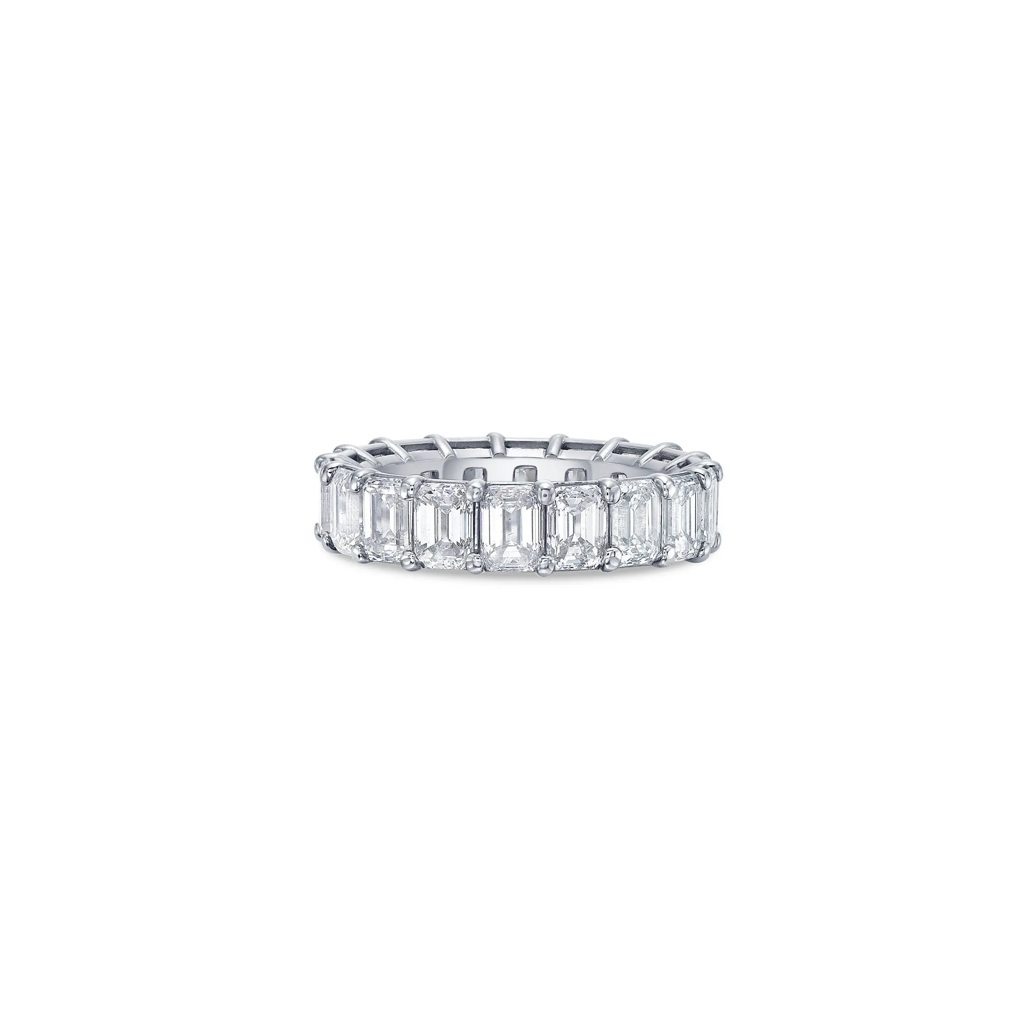 Emerald Cut Eternity Wide Band with Lab Diamonds sold by Promise By Effy