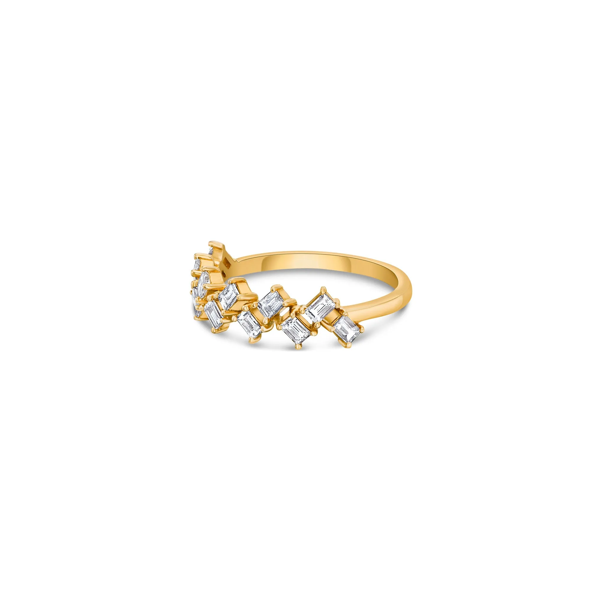Double Zig Zag Ring with Baguette Lab Diamonds sold by Promise By Effy product image thumbnail 2