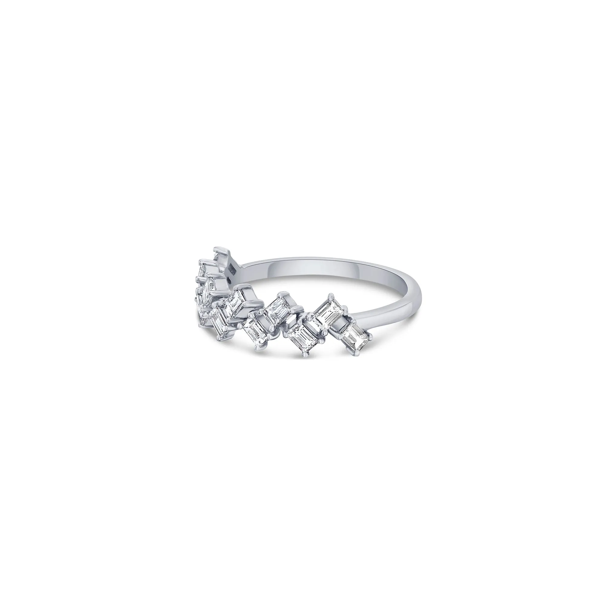 Double Zig Zag Ring with Baguette Lab Diamonds sold by Promise By Effy product image thumbnail 5