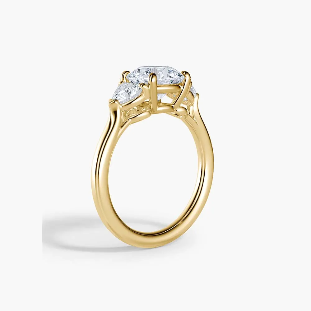 The Heart Three Stone Lab Diamond Engagement Ring sold by Promise By Effy product image thumbnail 5