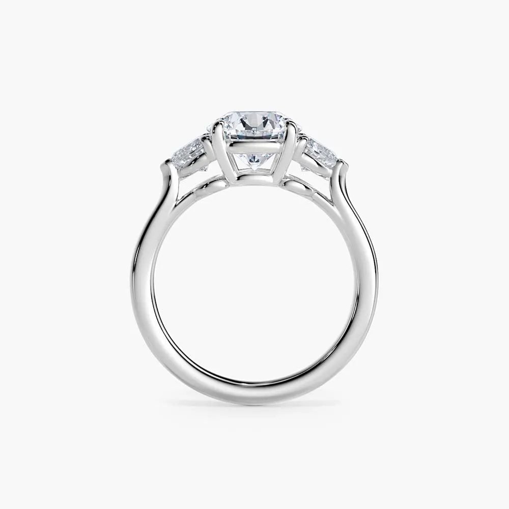 The Heart Three Stone Lab Diamond Engagement Ring sold by Promise By Effy product image thumbnail 3