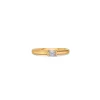 Dots Bezel Ring in Gold with Diamond sold by Promise By Effy