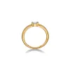 Dots Bezel Ring in Gold with Diamond sold by Promise By Effy