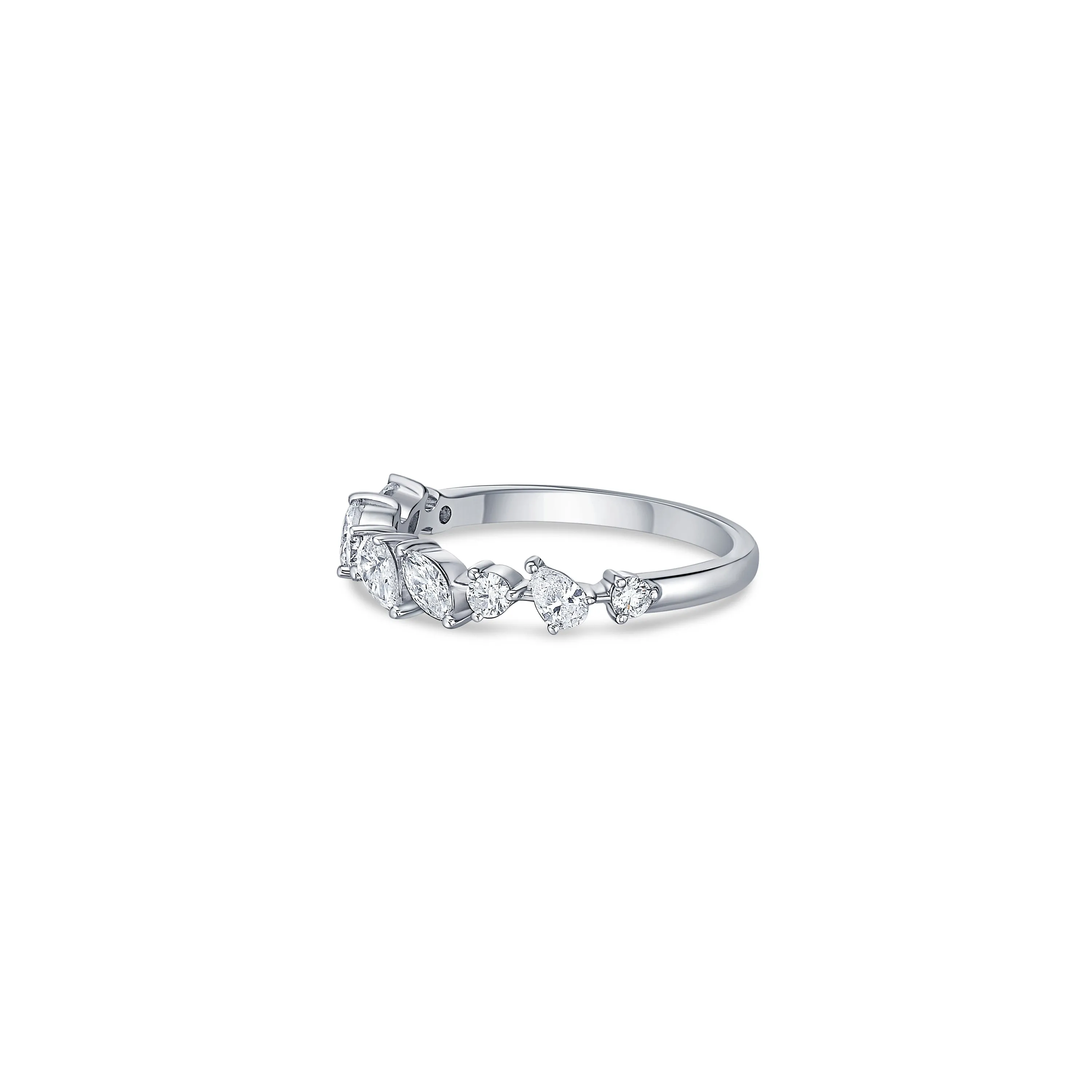 Mixed Shape Ring in White Gold with Diamond sold by Promise By Effy product image thumbnail 3