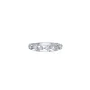 Mixed Shape Ring in White Gold with Diamond sold by Promise By Effy